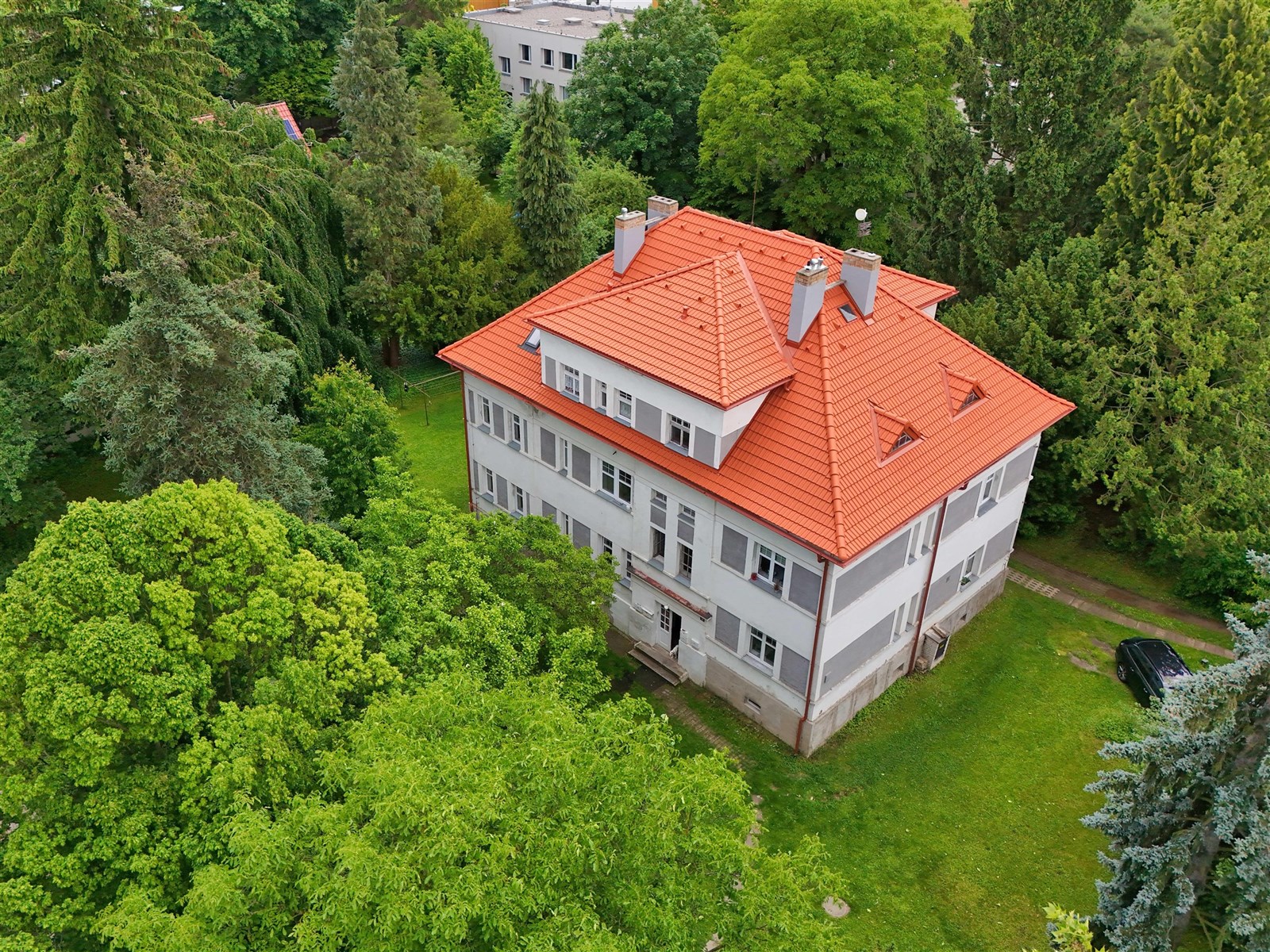 Airfoto bytového domu