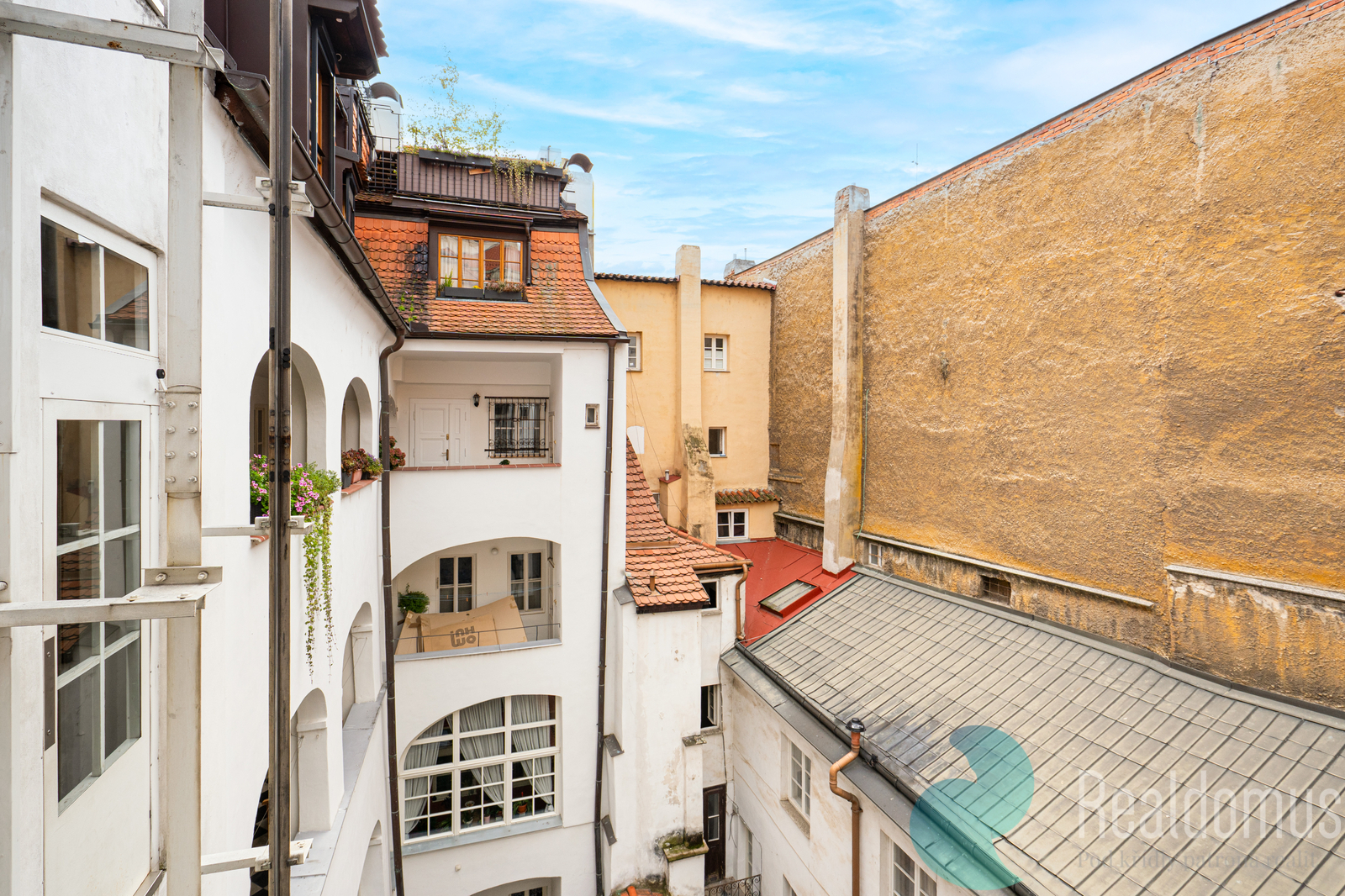 Pohled do vnitrobloku