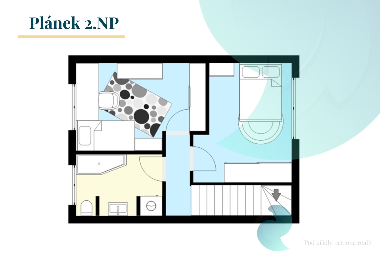 Plánek 2.NP