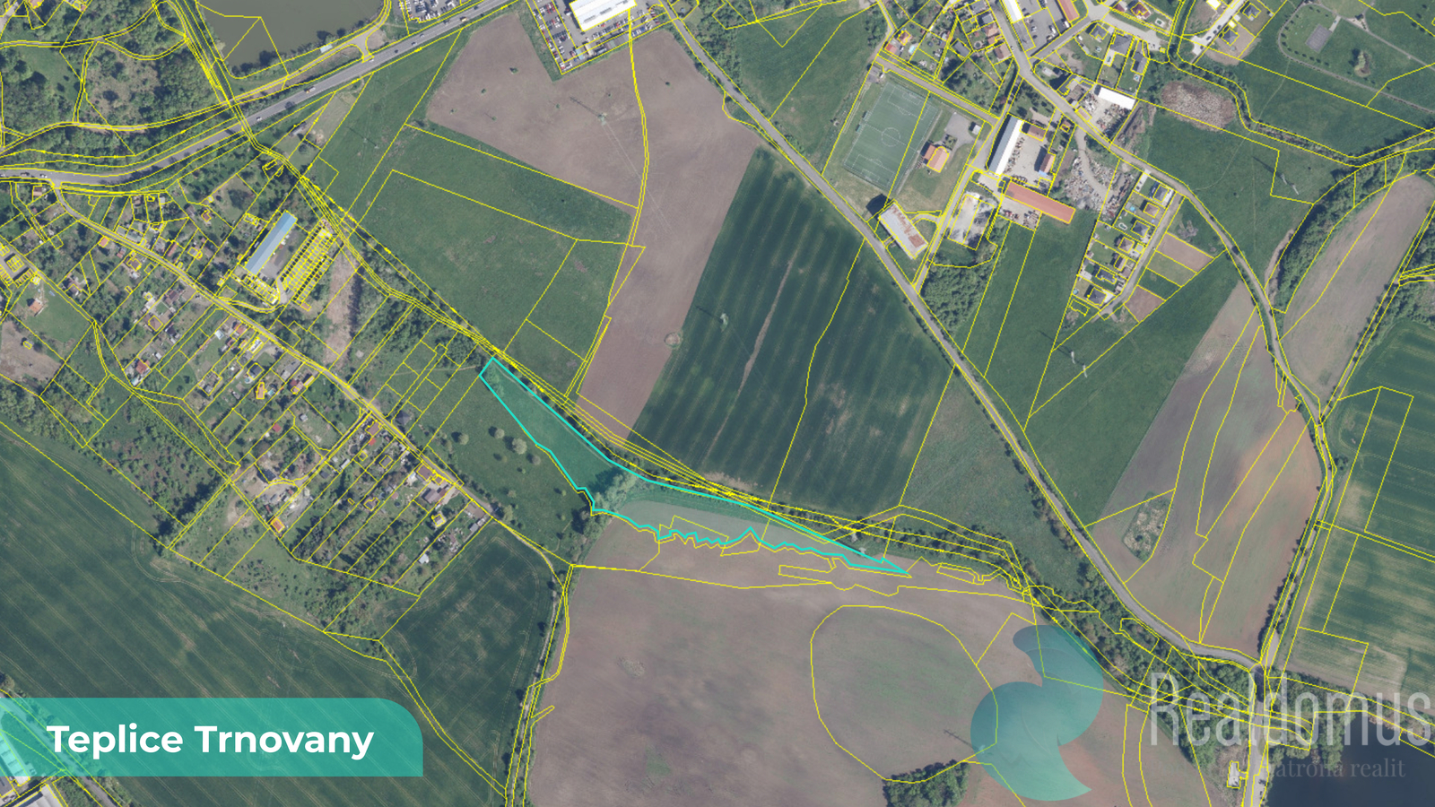 Prodej stavební parcely Teplice 170 000 Kč, foto 4