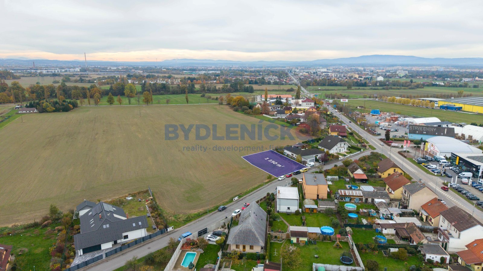 Prodej stavebního pozemku 1150 m2, Borek u Č. Budě