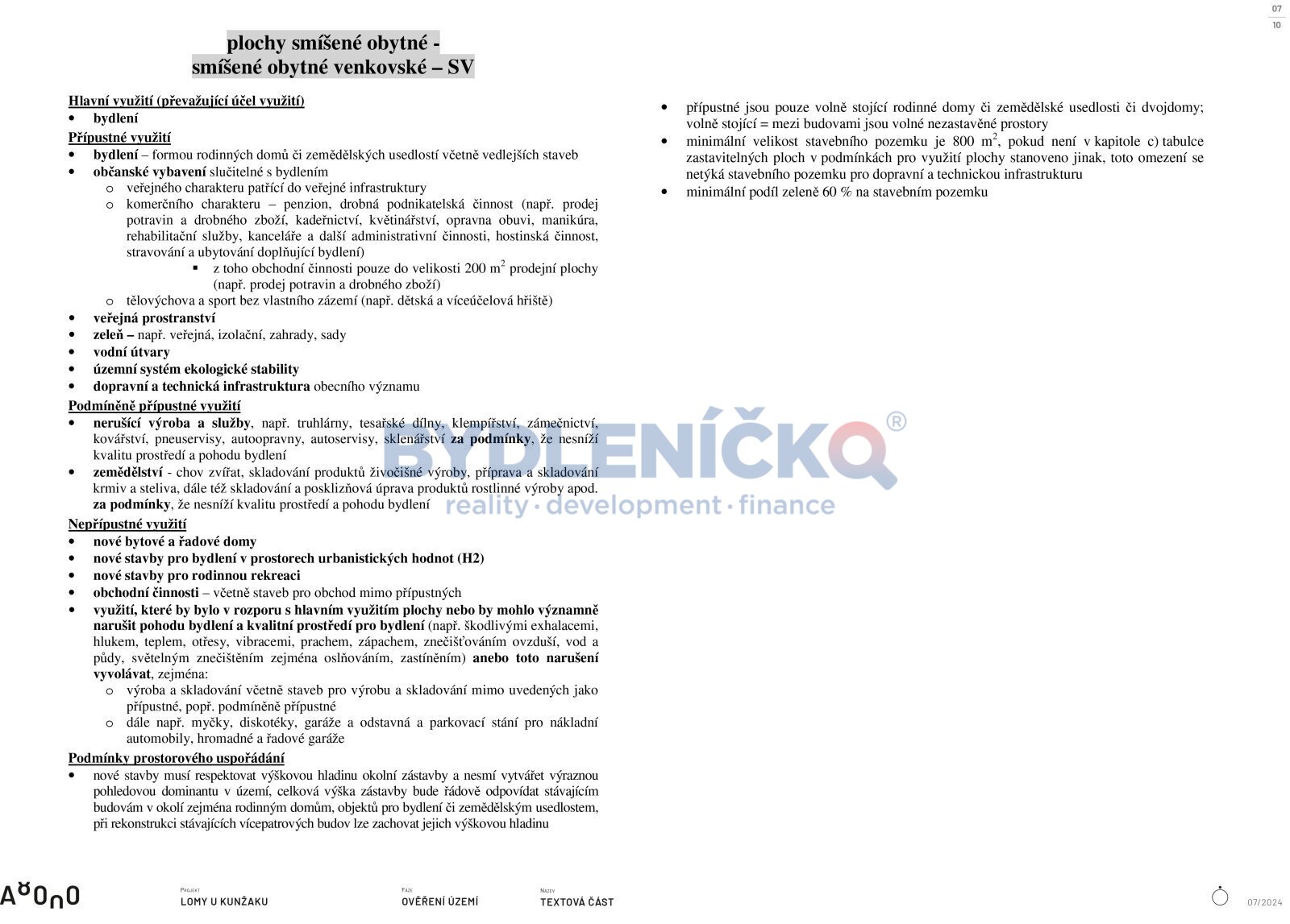 Prodej stavebního pozemku 900m2, Lomy u Člunku, Če