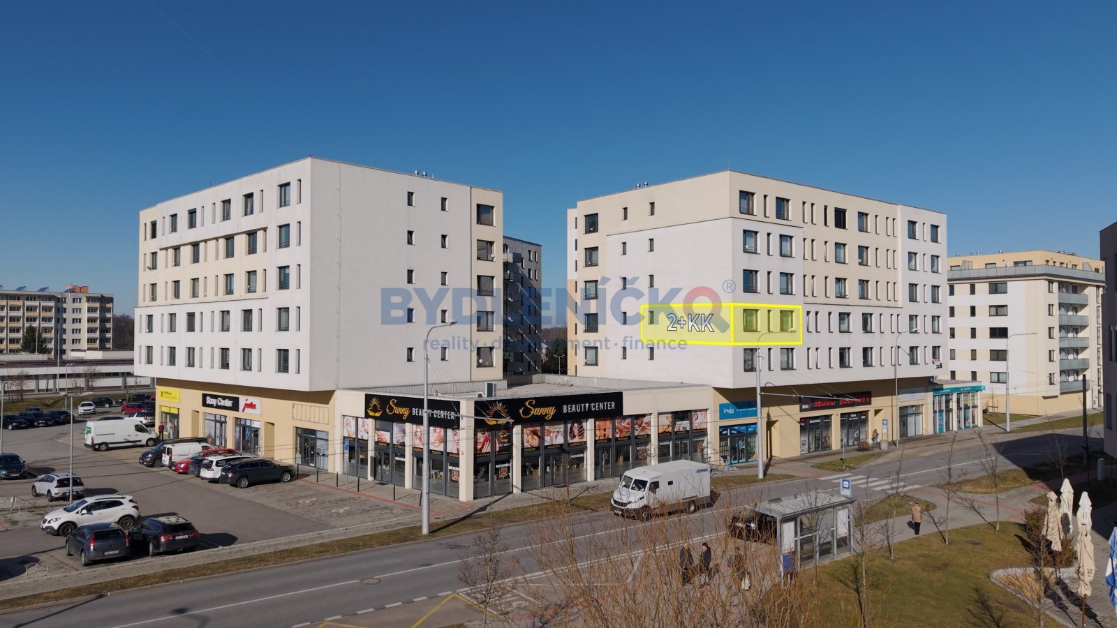 Prodej prostorného 2+kk v novostavbě, 71 m2, parko