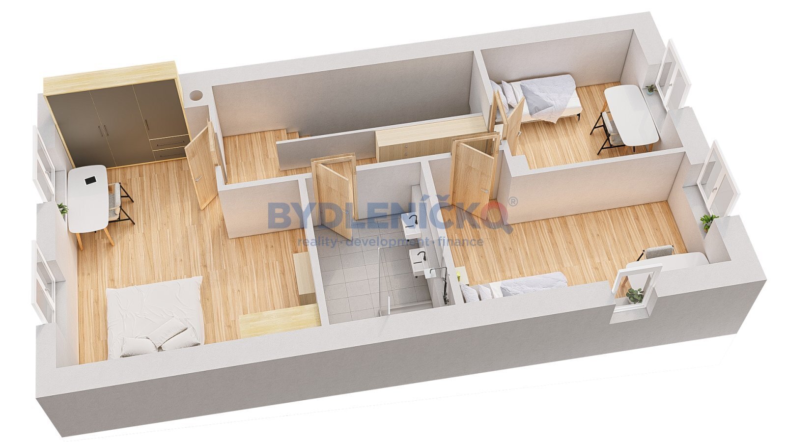Prodej rodinného řadového domu 5+kk, 116 m2, Olešn