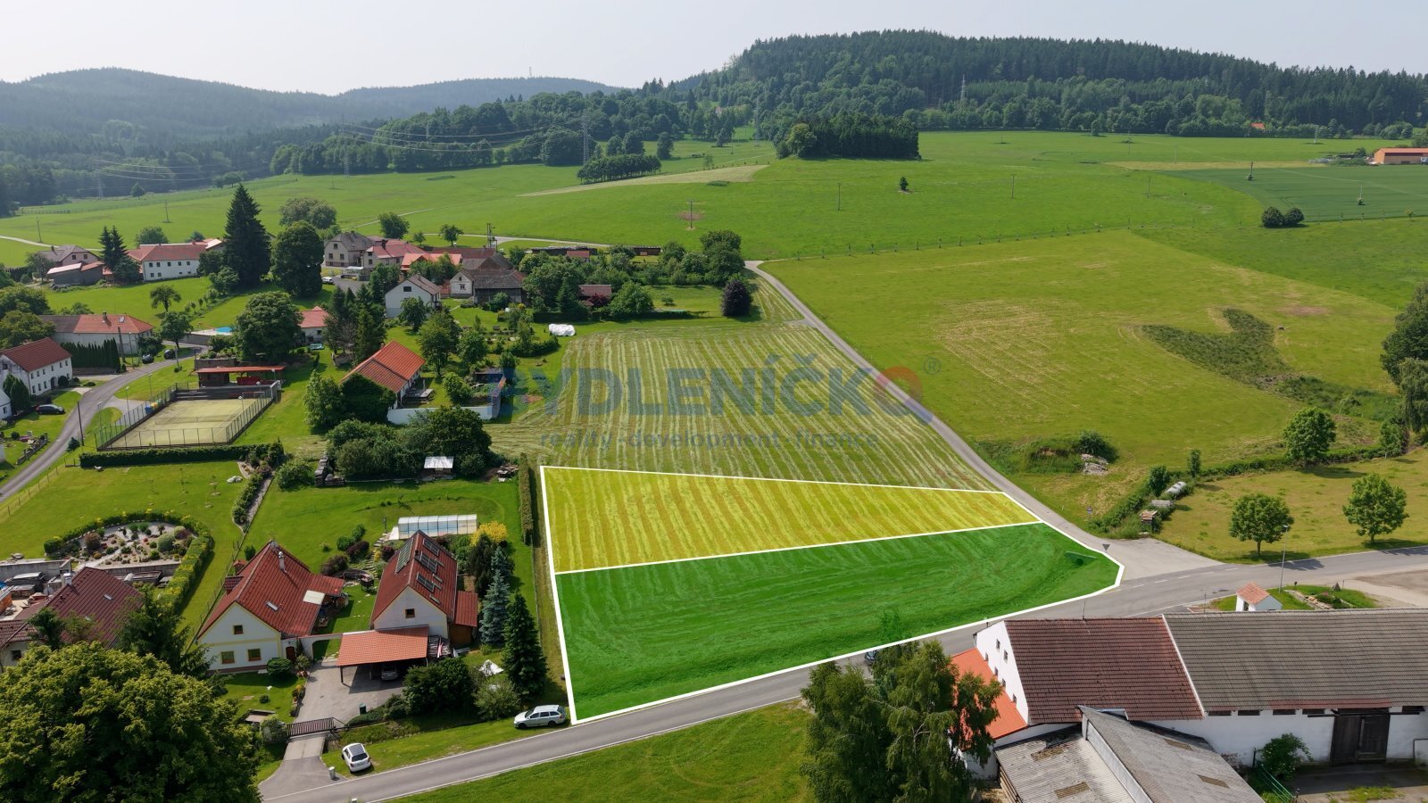 Prodej stavebních pozemků pro výstavbu RD, 1587 m2