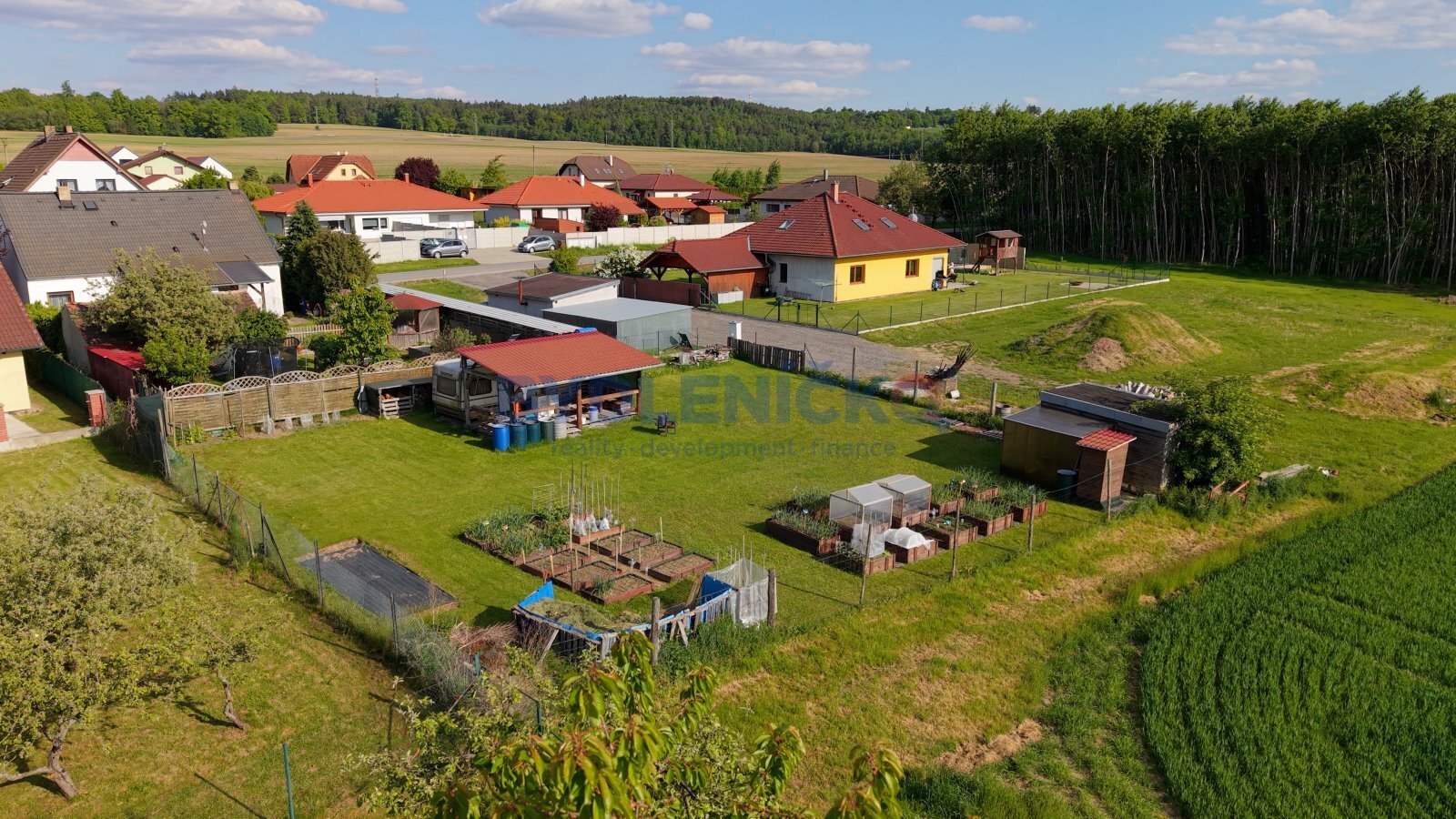Prodej stavebního pozemku 715 m2, Libníč u Č. Budějovic