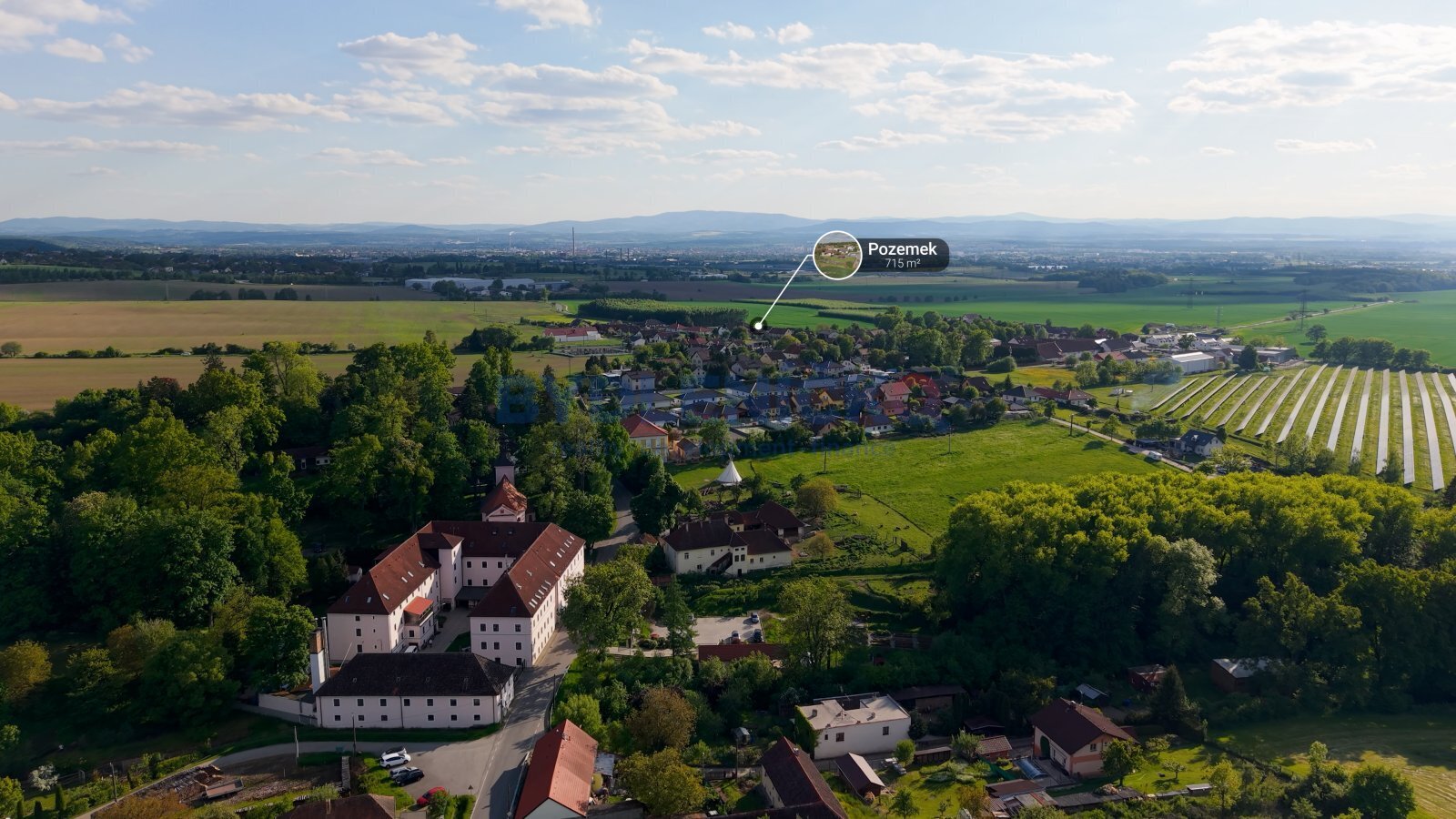 Prodej stavebního pozemku 715 m2, Libníč u Č. Budějovic