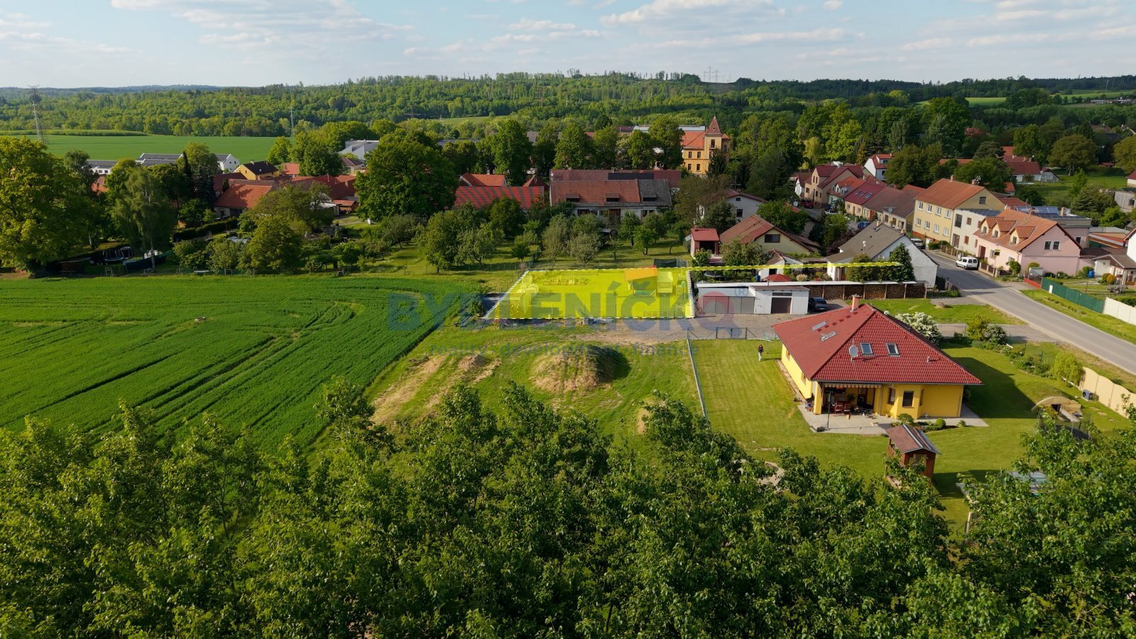 Prodej stavebního pozemku 715 m2, Libníč u Č. Budějovic