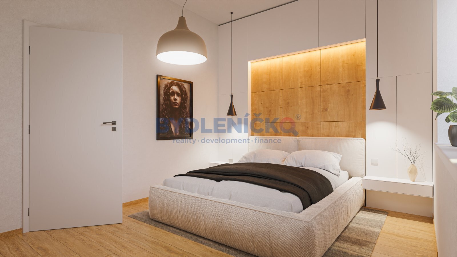 Prodej bytu 2+kk s balkonem, 54 m2, Hluboká nad Vltavou