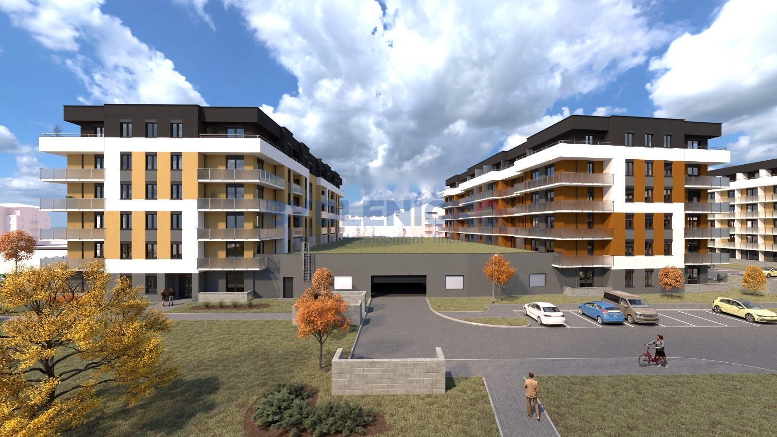 Pronájem bytu 2+kk, 69,4 m2, s terasou 9 m2, ulice Branišovská, České Budějovice