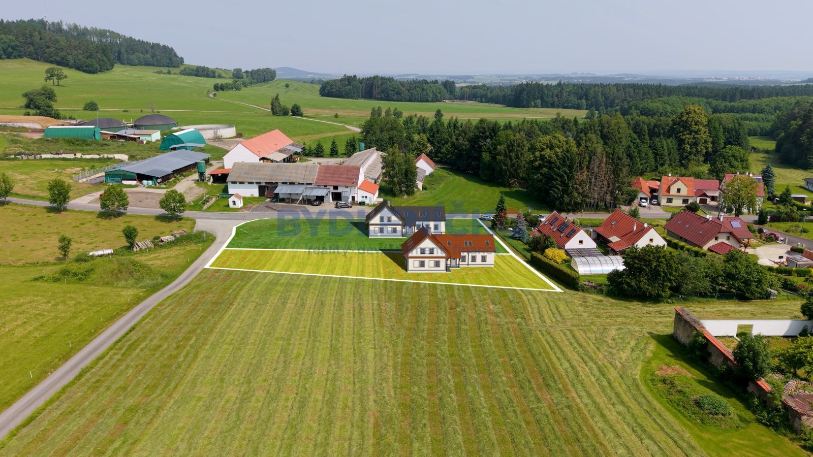 Prodej stavebních pozemků pro výstavbu RD, 1587 m2
