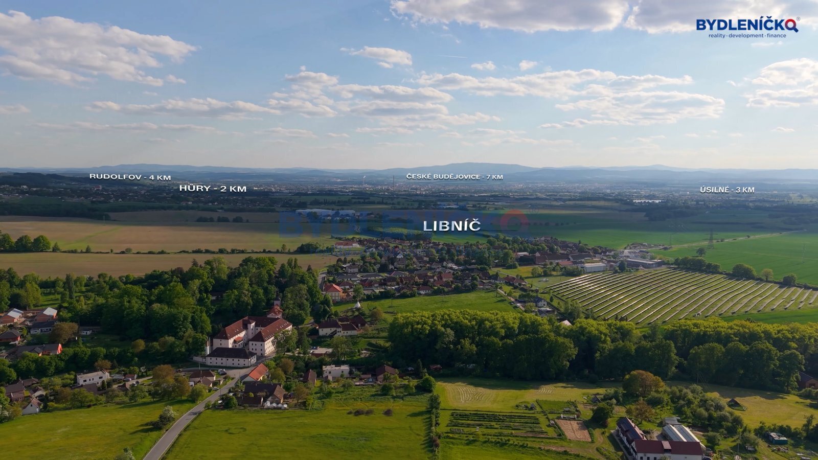 Prodej stavebního pozemku 715 m2, Libníč u Č. Budějovic