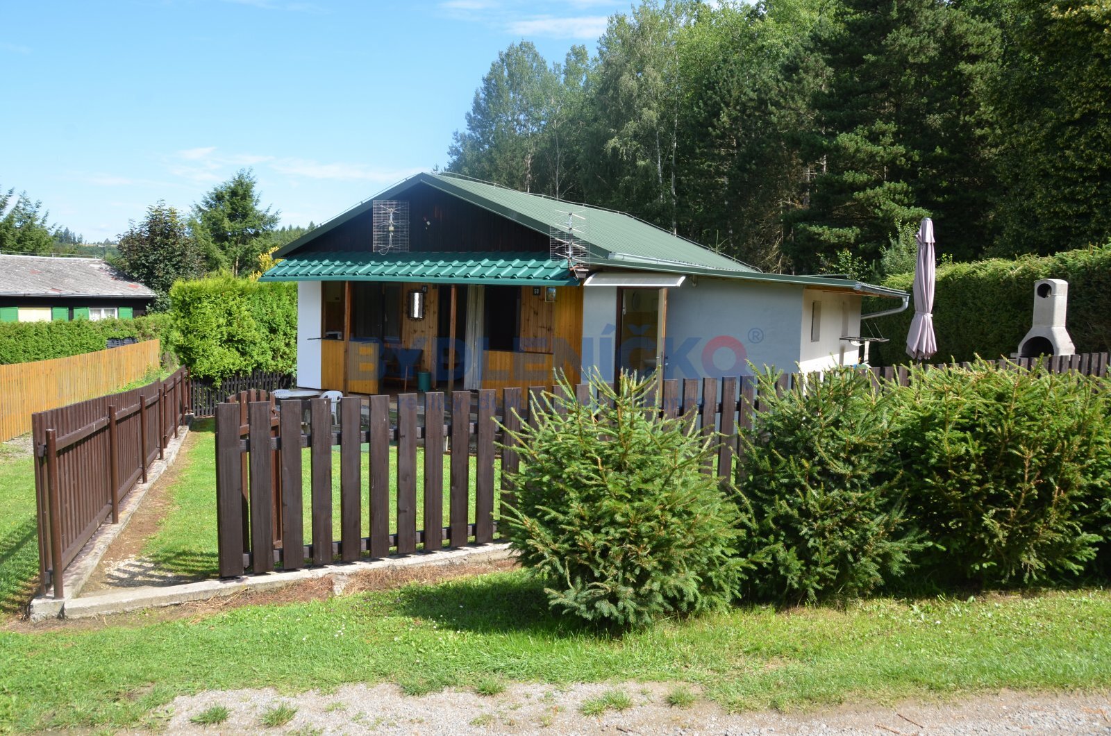 Prodej chaty 66 m2 u řeky s výhledem na hrad, Dobronice u Bechyně, okres Tábor