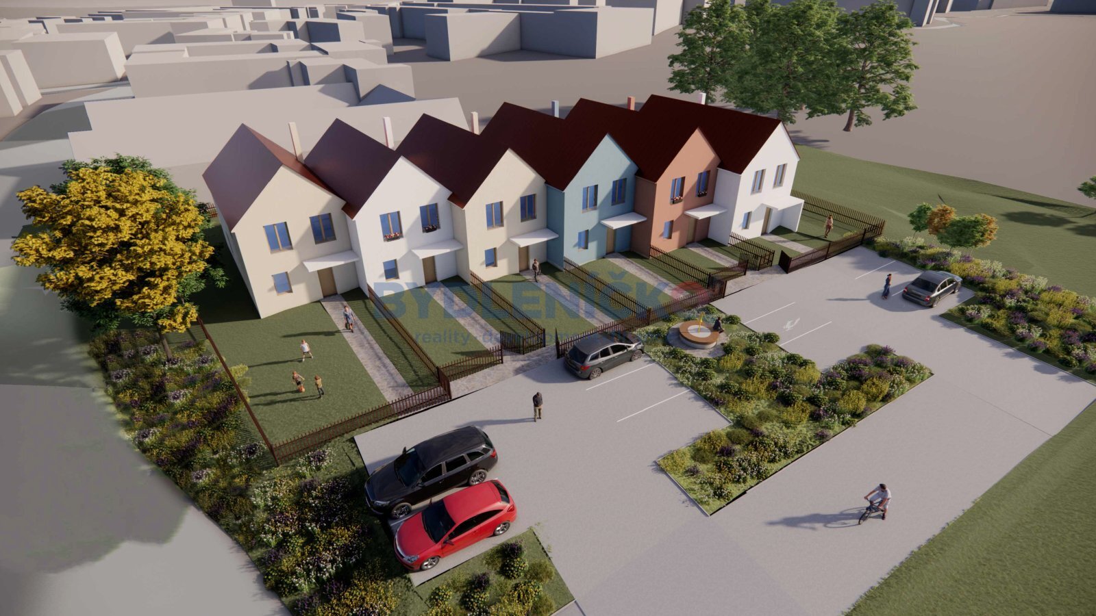 Prodej rodinného řadového domu 5+kk, 116 m2, Olešn