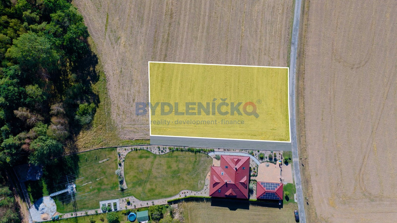 Prodej stavebního pozemku, 2 158 m2, Mokrý Lom, okres České Budějovice