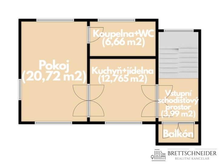 Půdorys - 2. NP - popisek