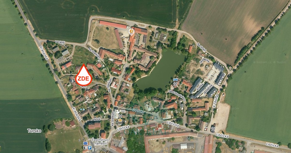 SAT mapa s umi?ste?ni?m