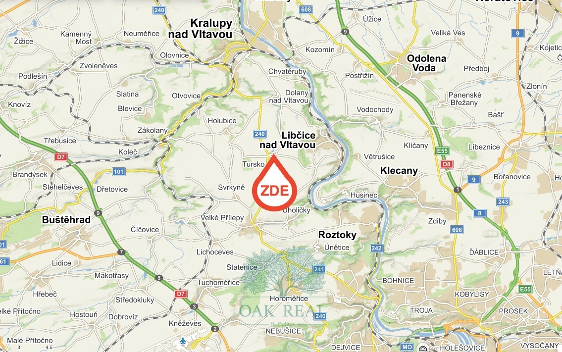 Mapa Seznam kraj