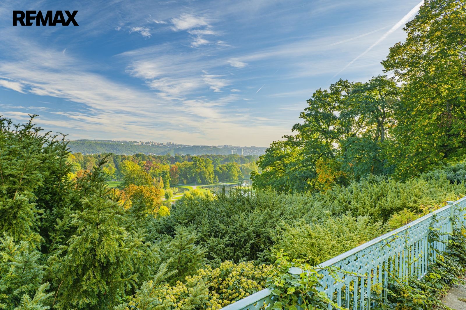 Nedaleký park Stromovka
