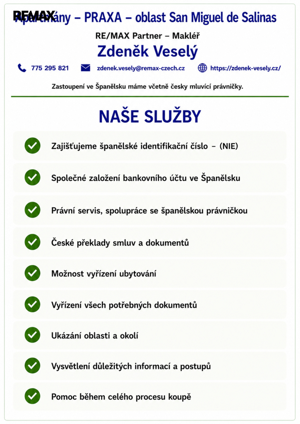 služby