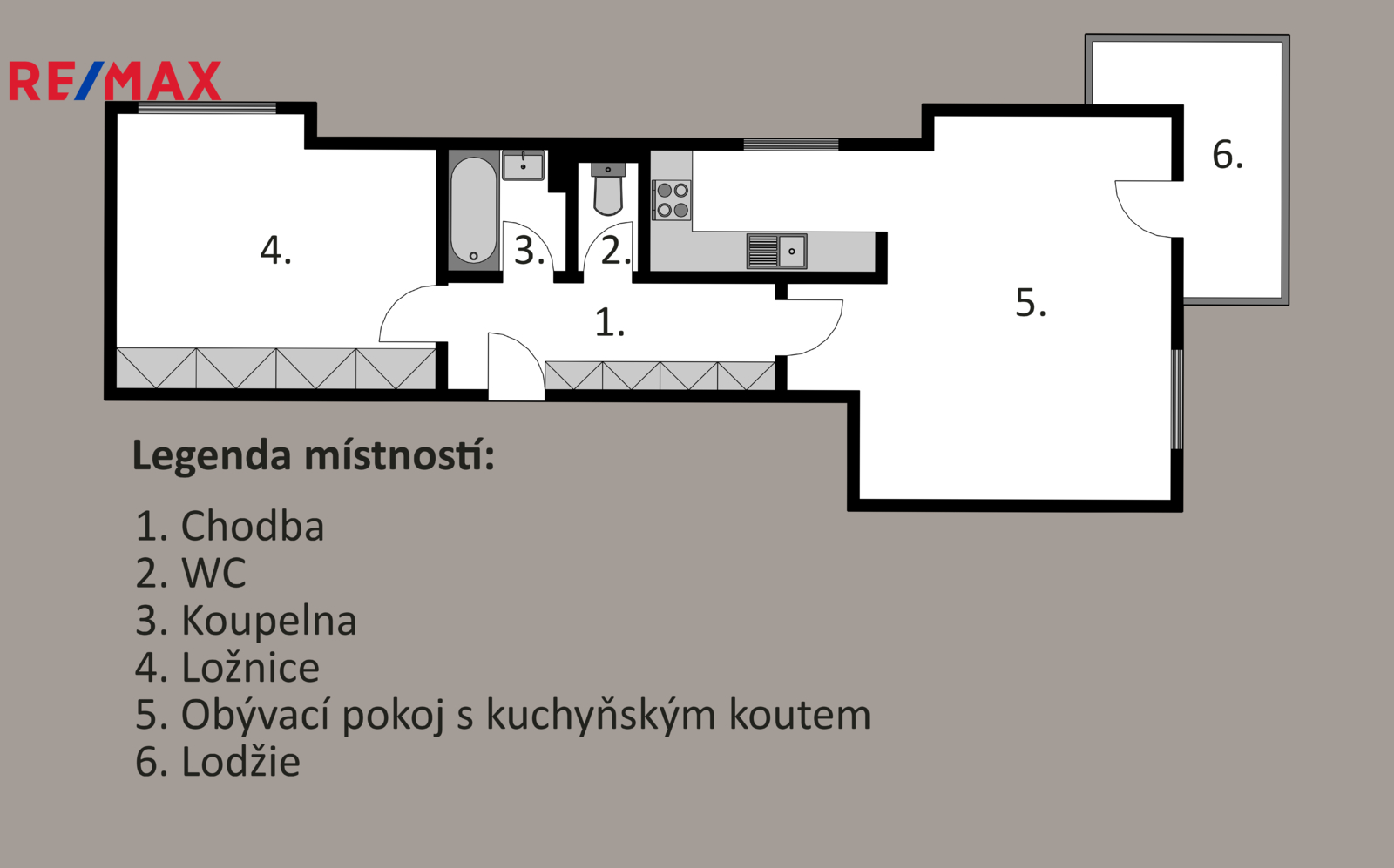 Půdorys jednotky