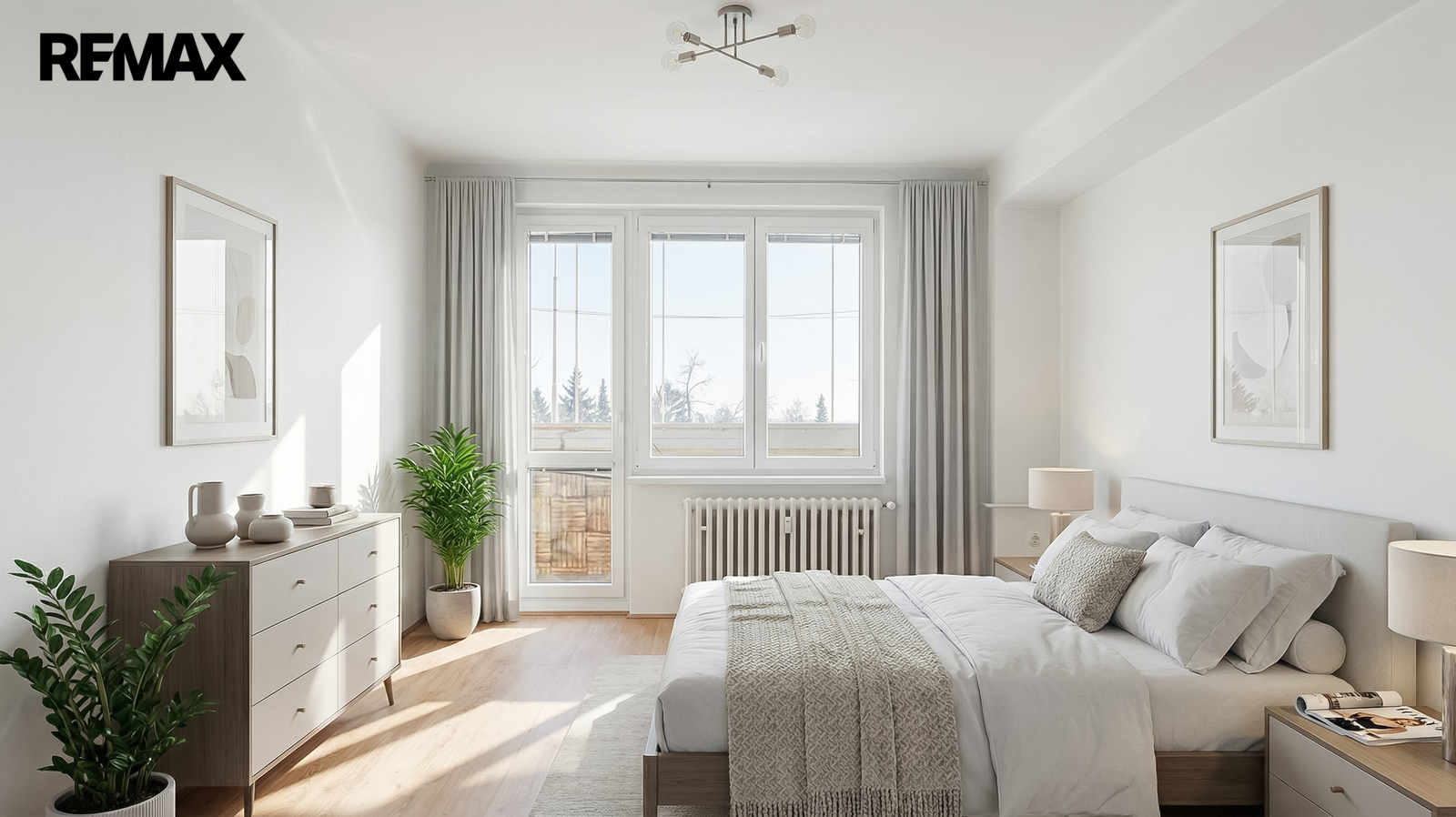 vizualizace ložnice