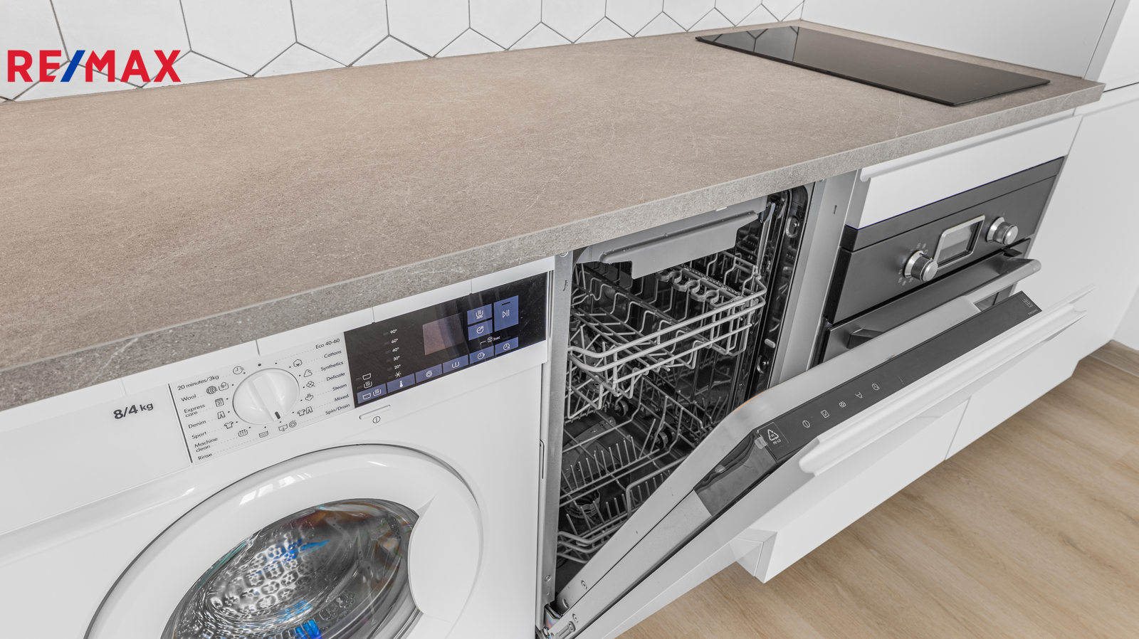 Integrované spotřebiče - pračka/sušička a myčka ná