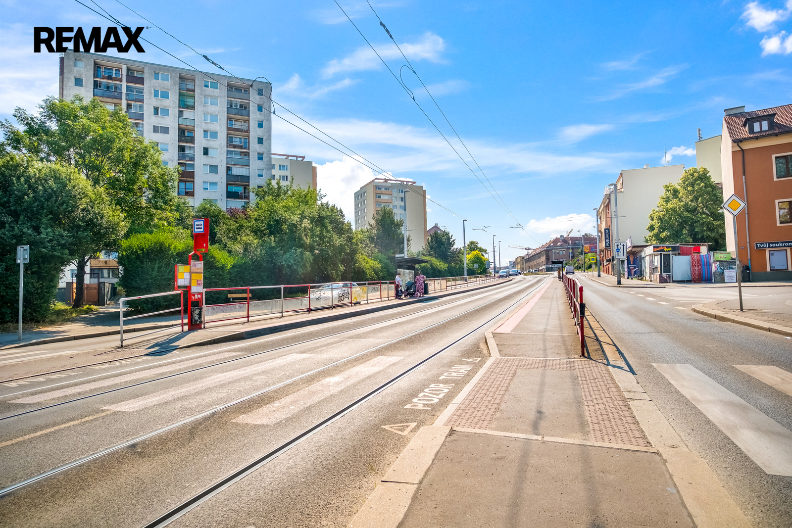 Nedaleká tramvajová zastávka