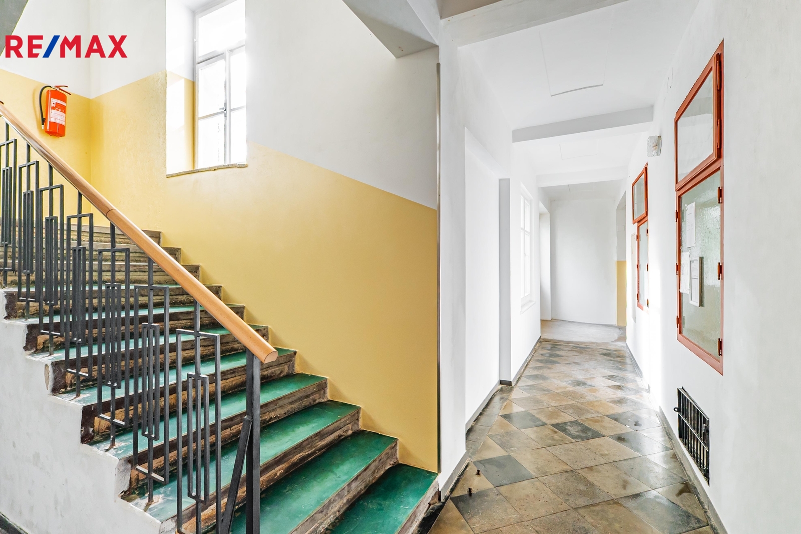 Interiér domu bez výtahu