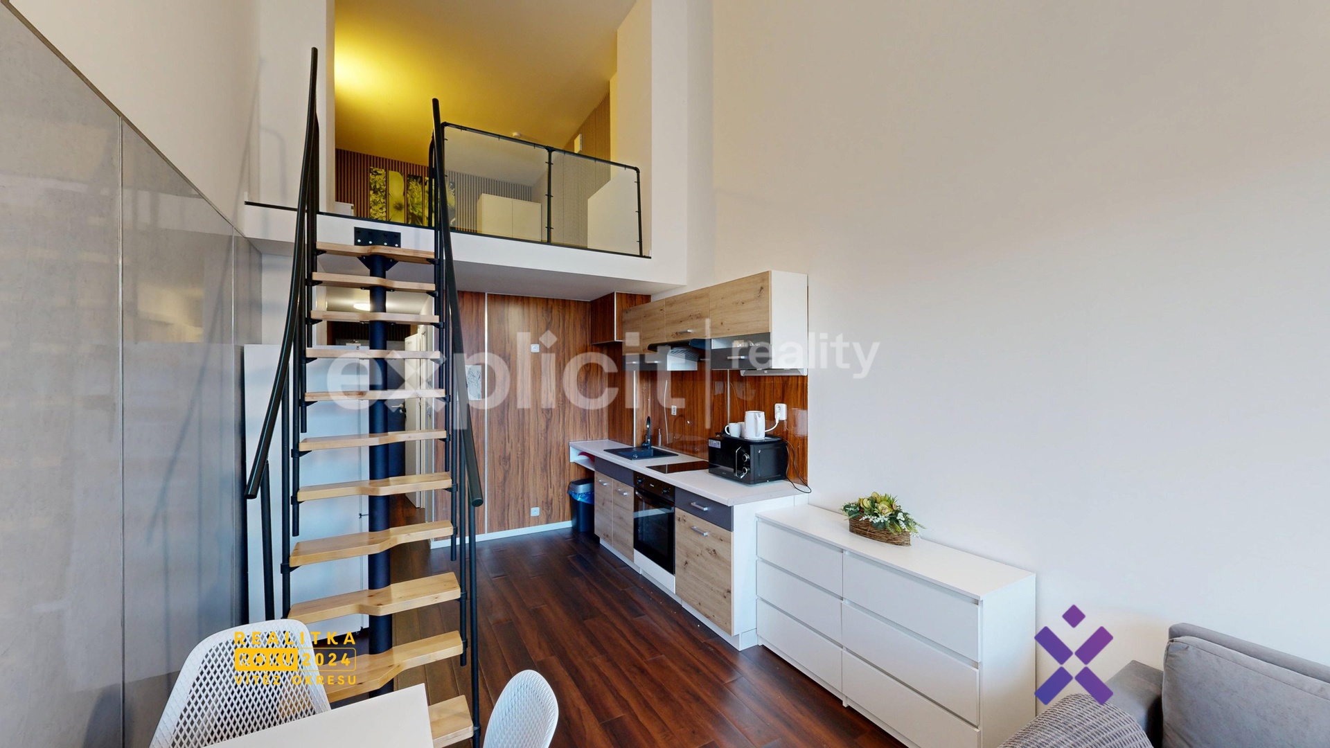 Pronájem ateliéru 1+kk, 45 m² - Zlín (Loft)