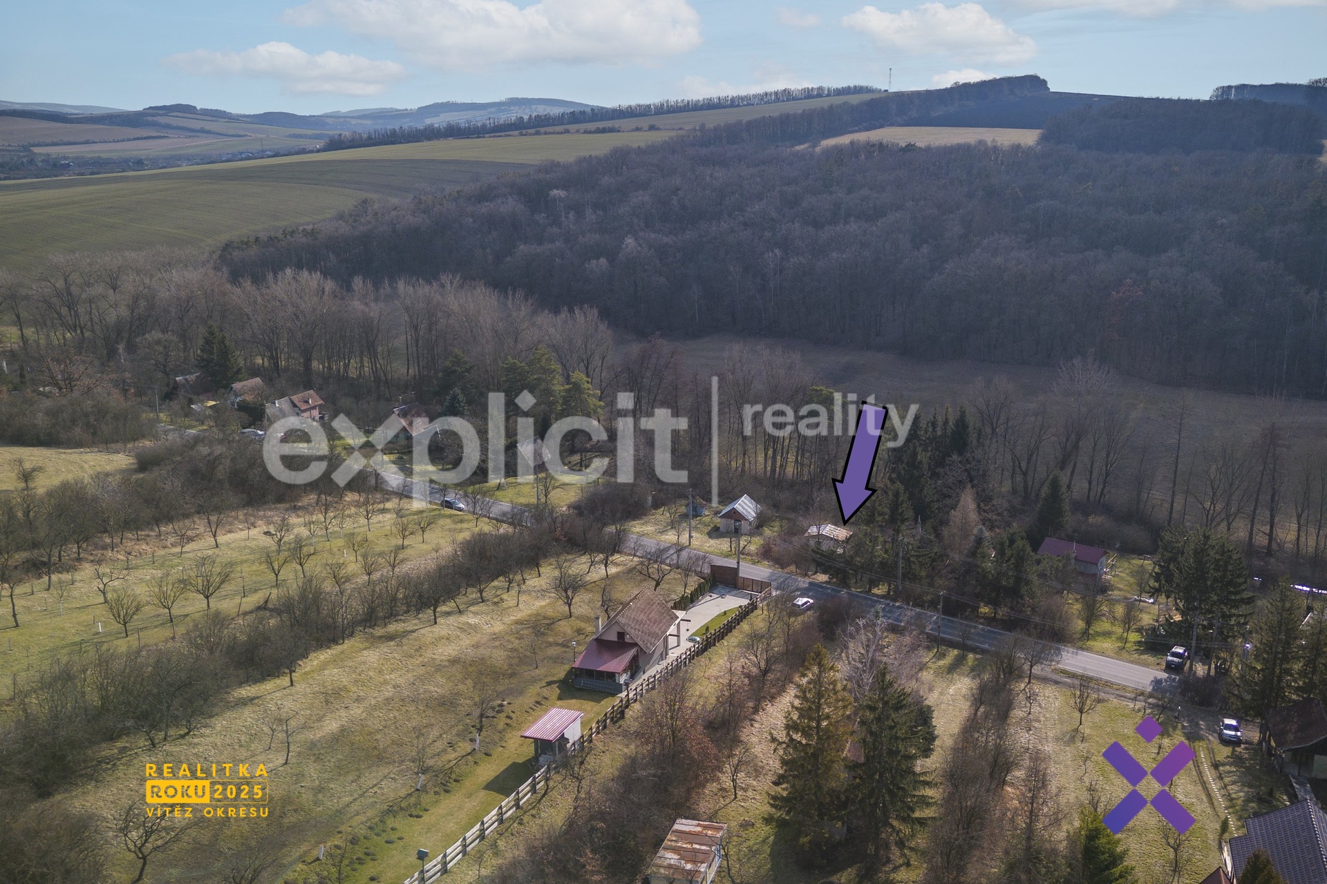Filip Hladiš realitní makléř Prodej chaty 26 m&sup2;, pozemek 364 m&sup2;, Hluk, Babí hora