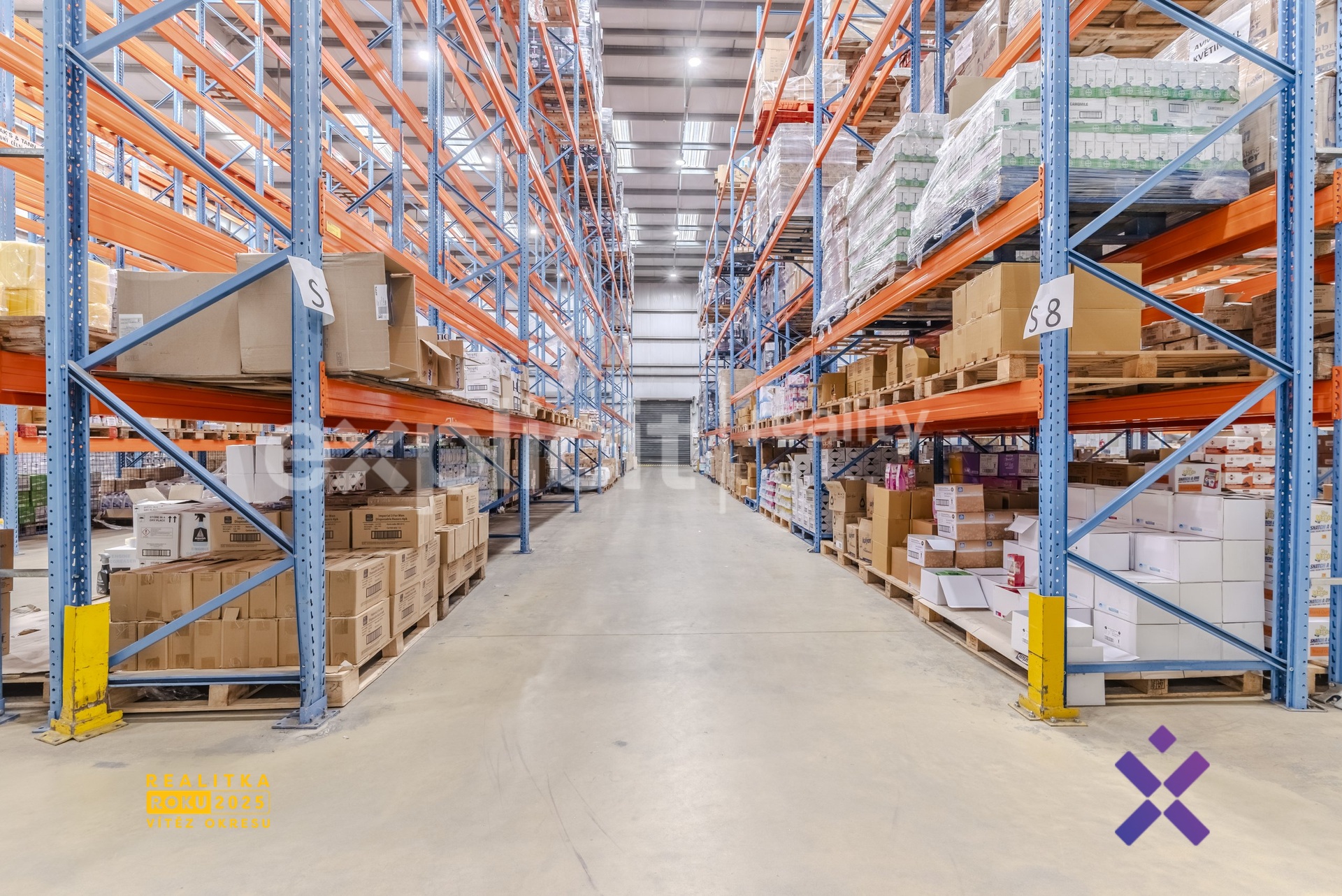 Prodej skladu a haly 3 394 m&sup2;, pozemek 6 552 