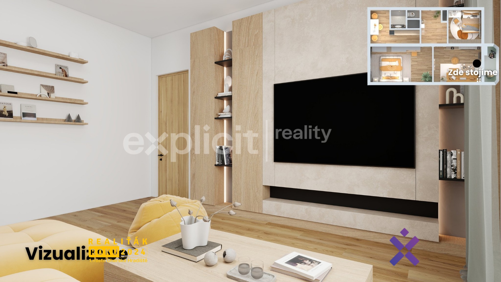 Prodej byt 3+1, 77 m² – Bojkovice, okres Uher