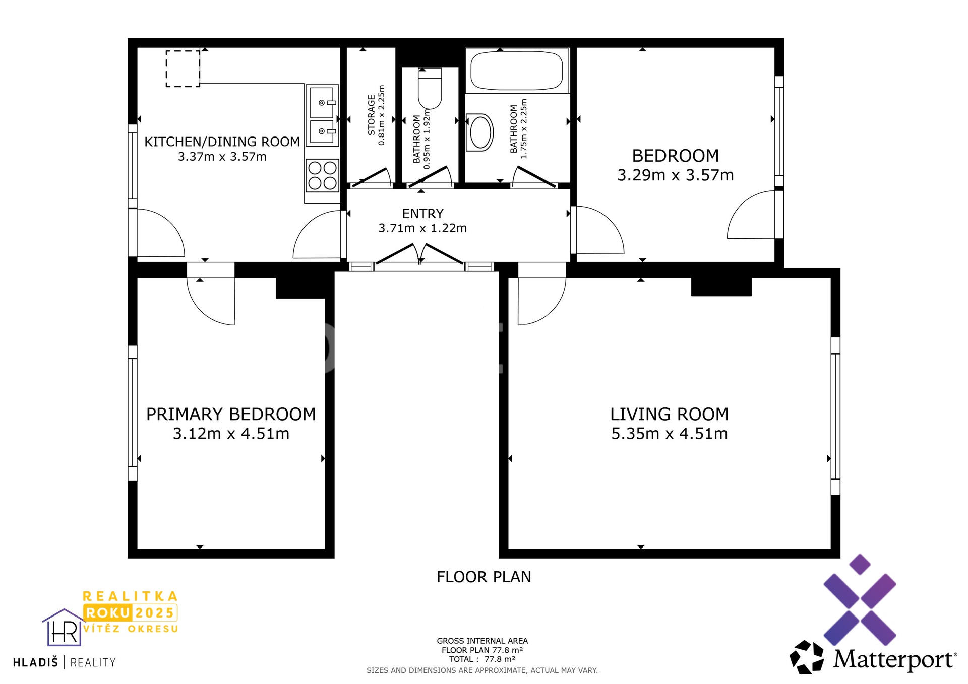 Pronájem zařízeného bytu 3+1 80 m&sup2;, Nivnice, 