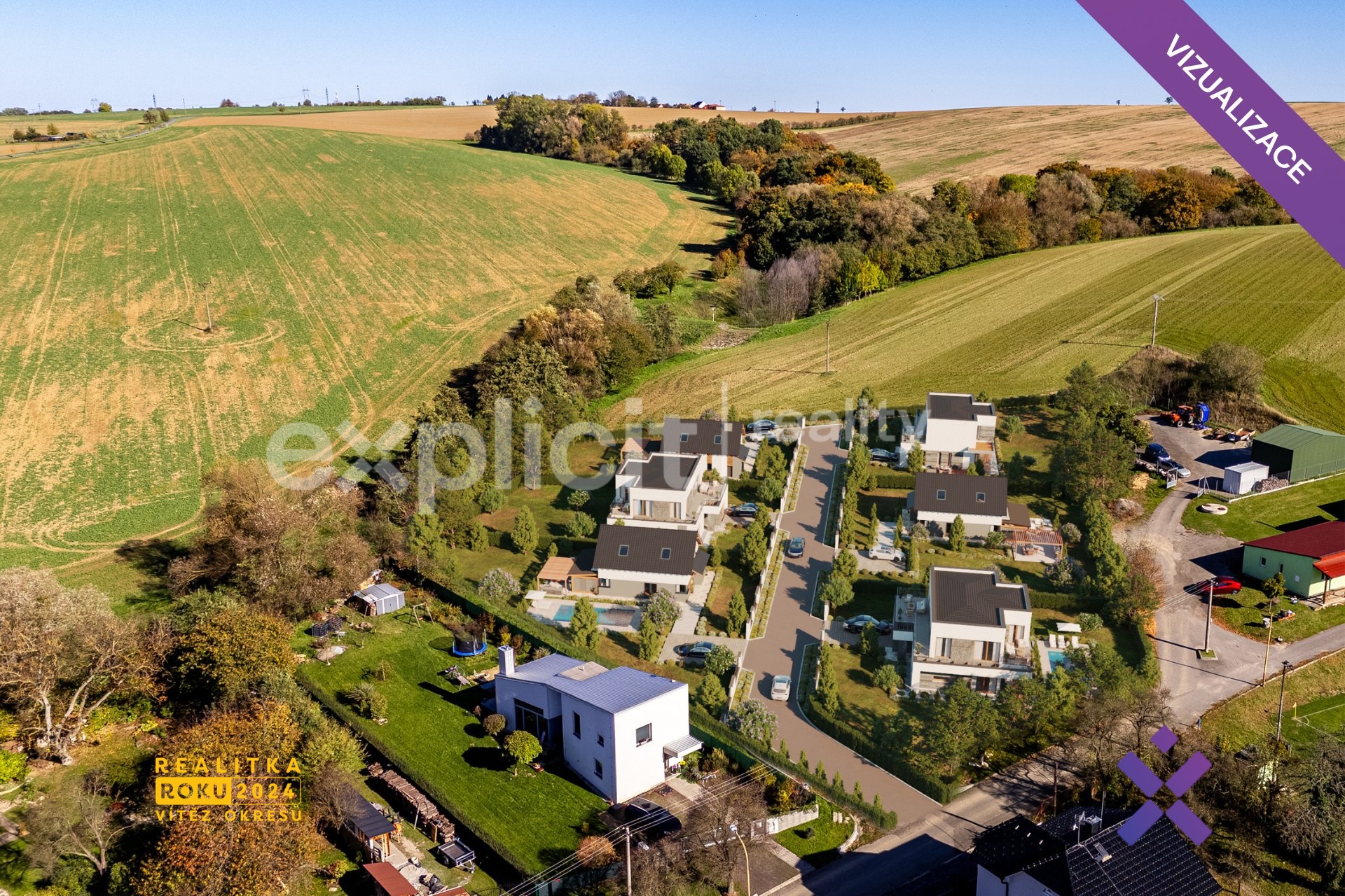 Prodej pozemků Lubná u Kroměříže