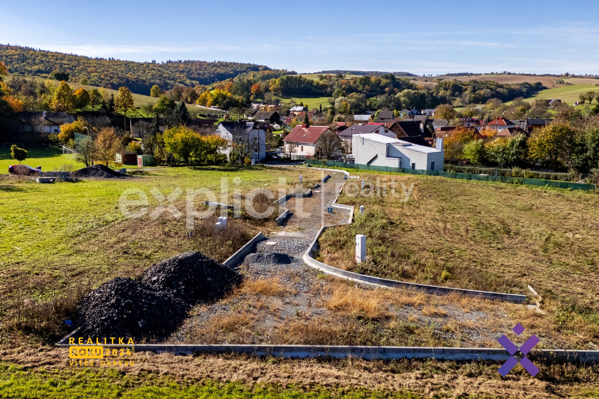Prodej pozemků Lubná u Kroměříže