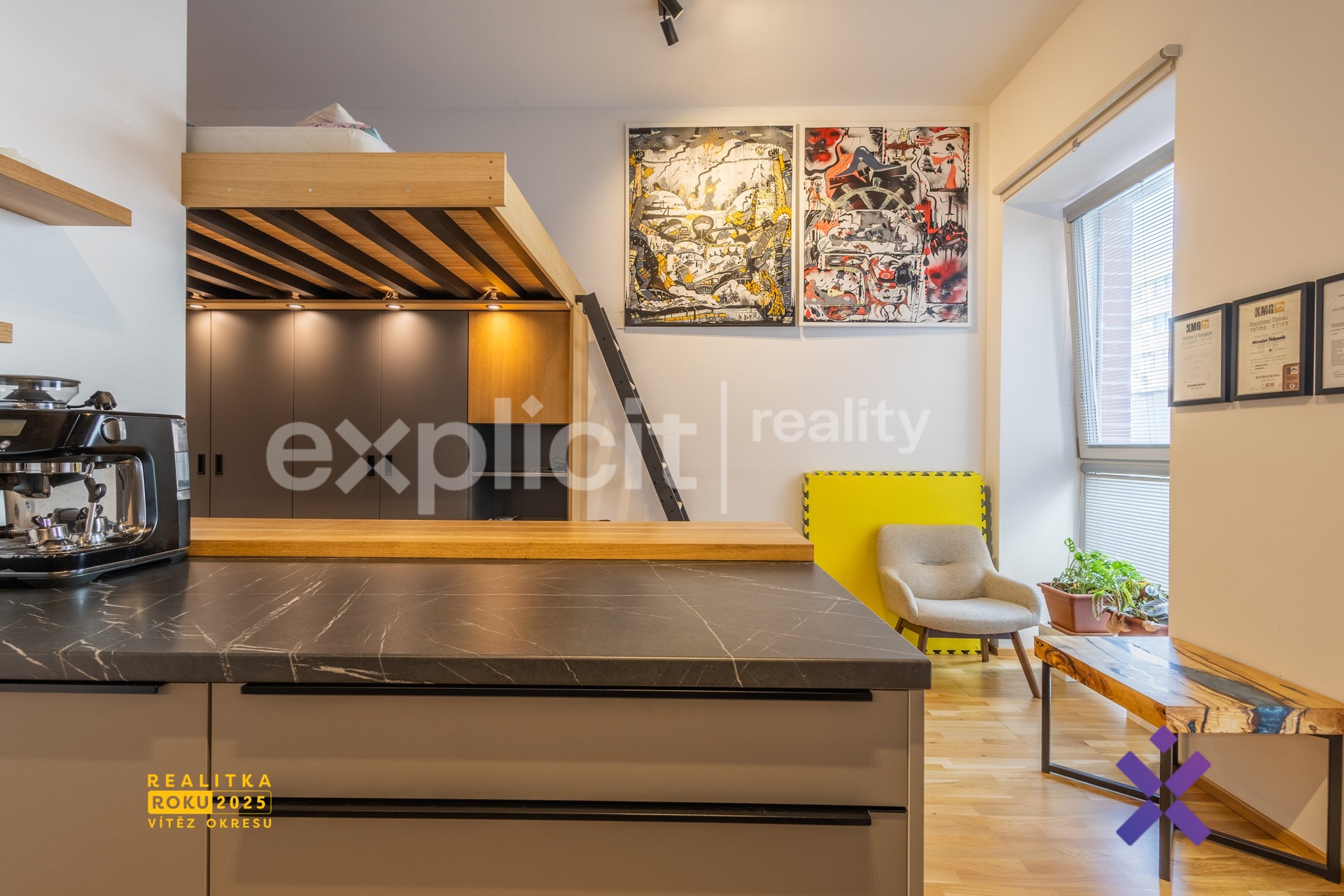 Pronájem bytu 1+kk 28 m&sup2; - Lorencova, Zlín