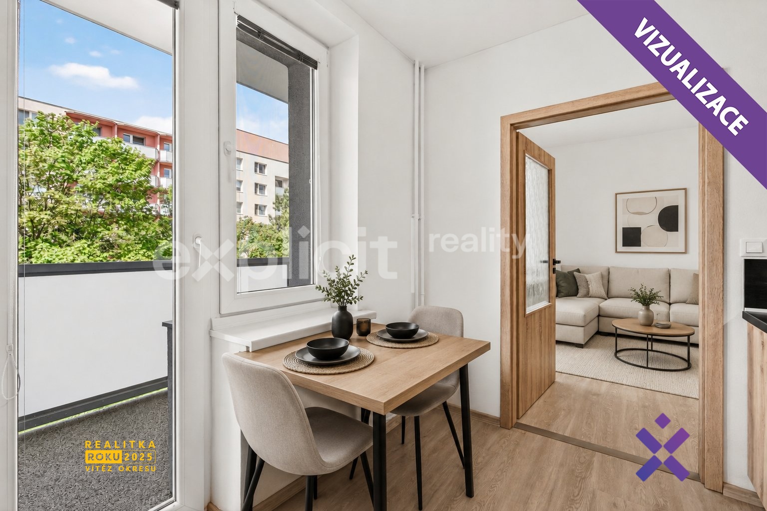Prodej bytu 2+1 s garáží, 54 m&sup2; - Krapkova, P