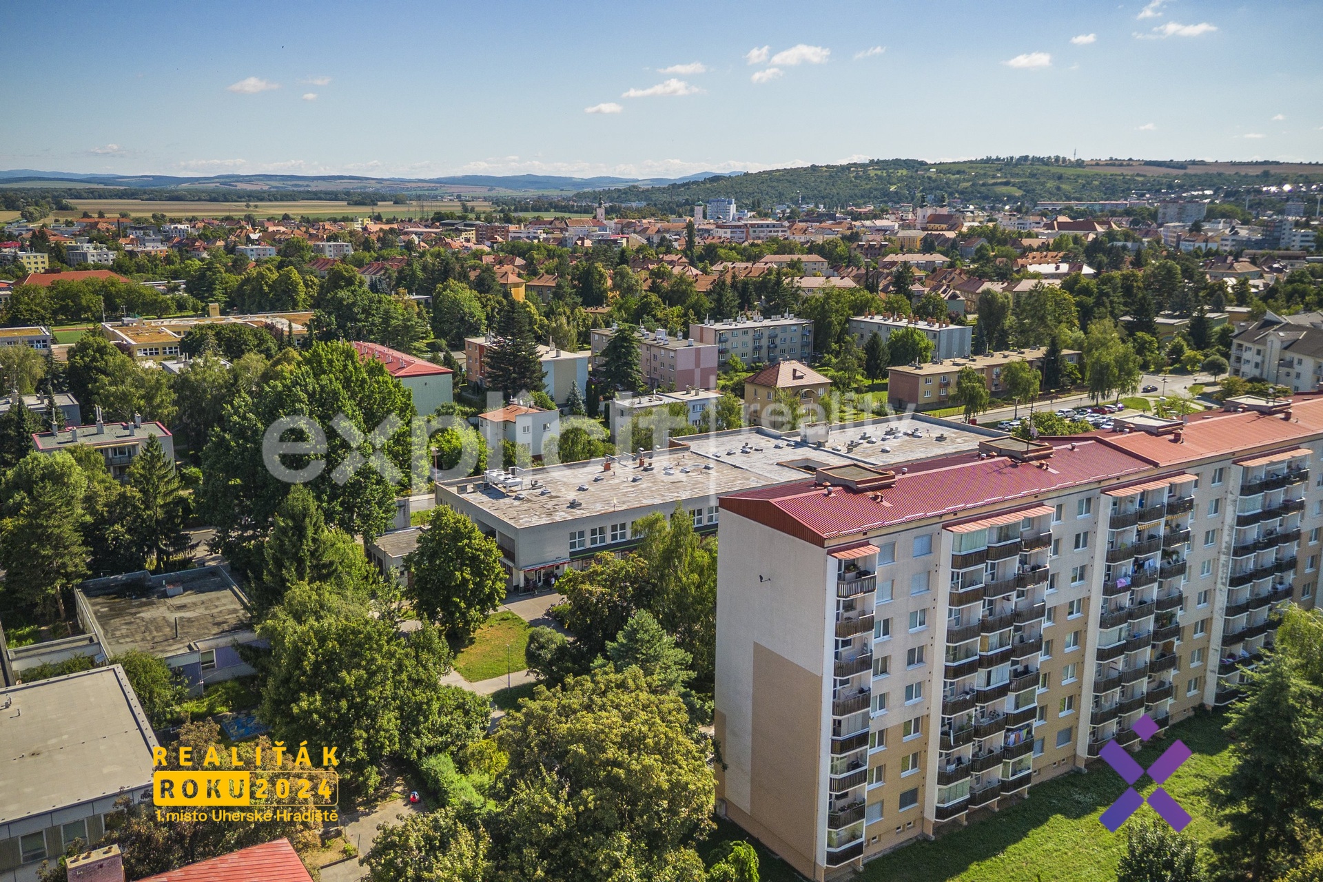 Prodej bytu 1+1 38 m2, Uherske Hradiste - okres Uh