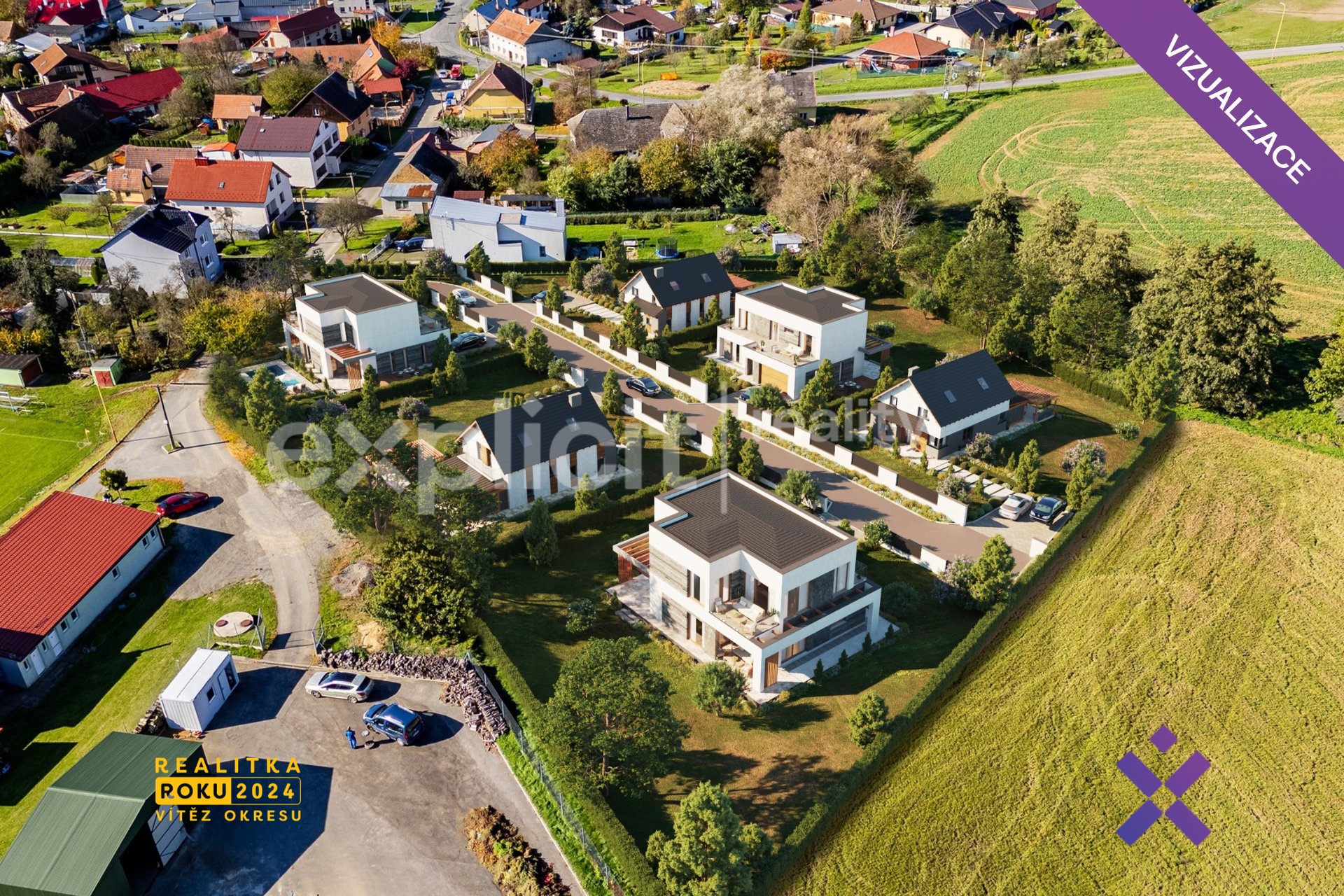 Prodej pozemků Lubná u Kroměříže