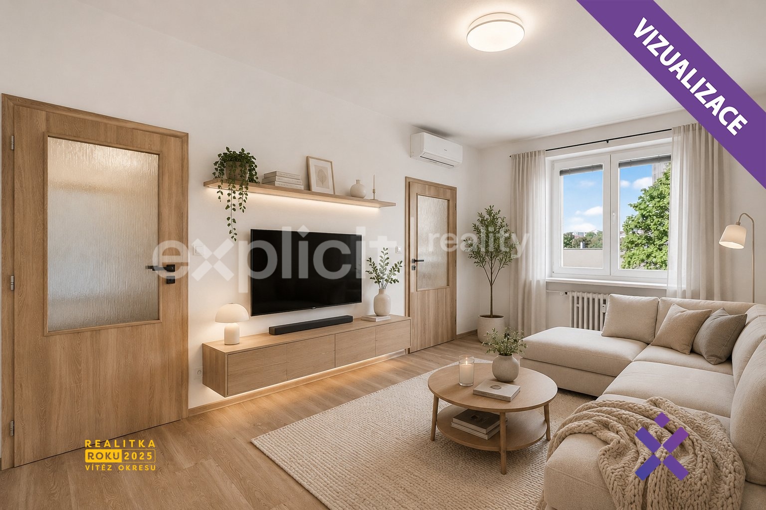 Prodej bytu 2+1 s garáží, 54 m&sup2; - Krapkova, P