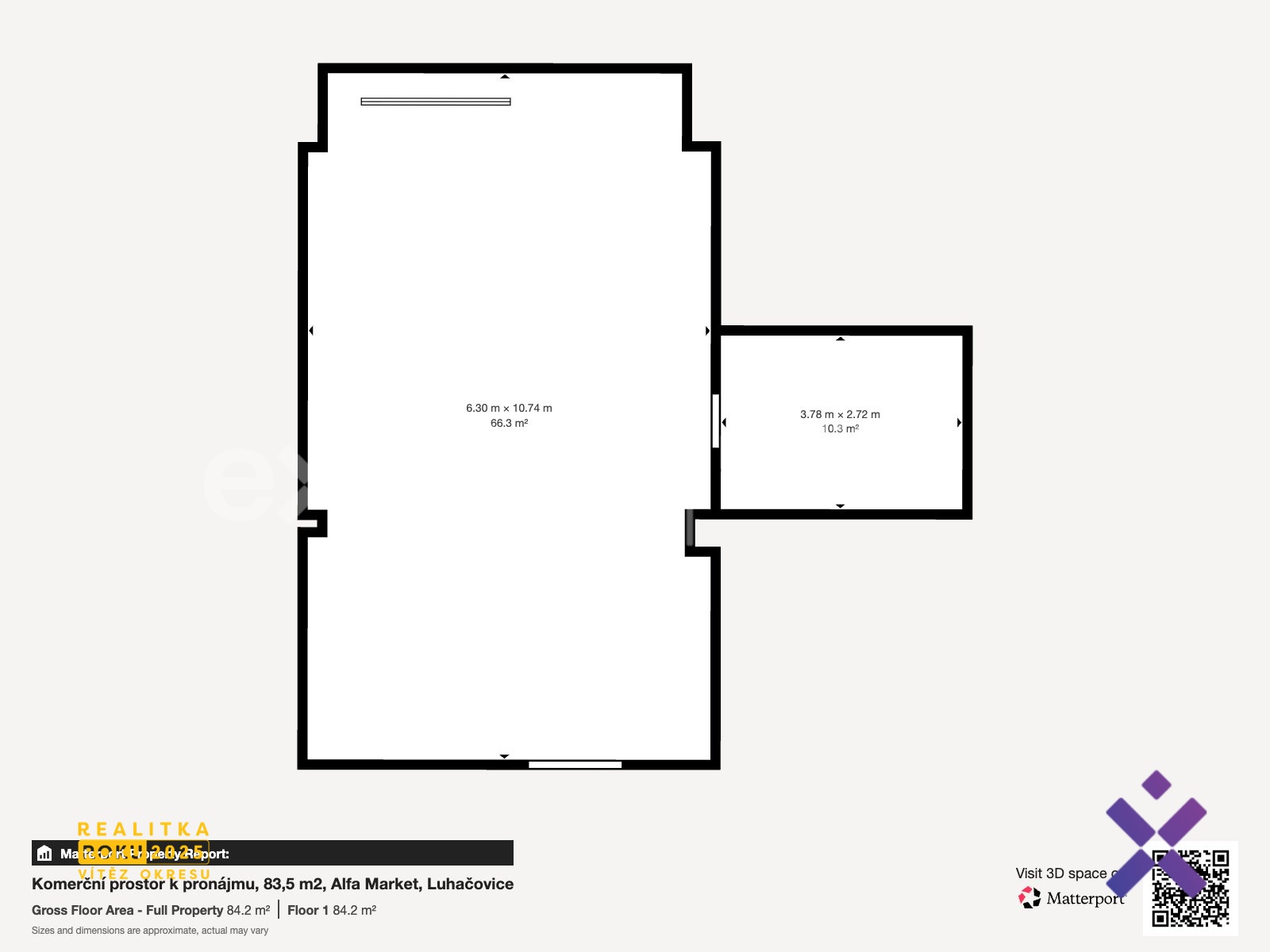 Komer n prostor k pron jmu 83 5 m2 Alfa - Floor 1