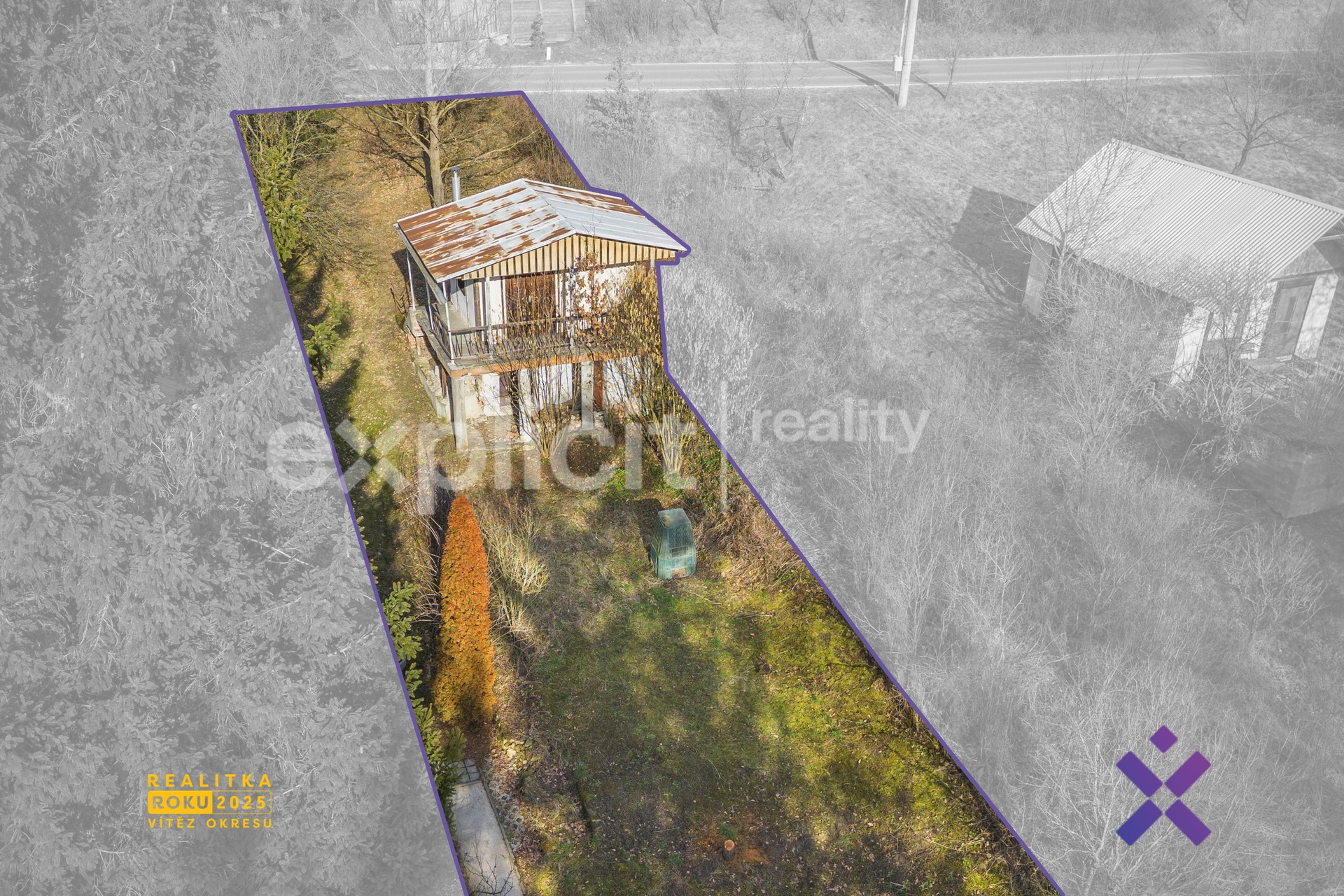 Prodej chaty 26 m&sup2;, pozemek 364 m&sup2;, Hluk