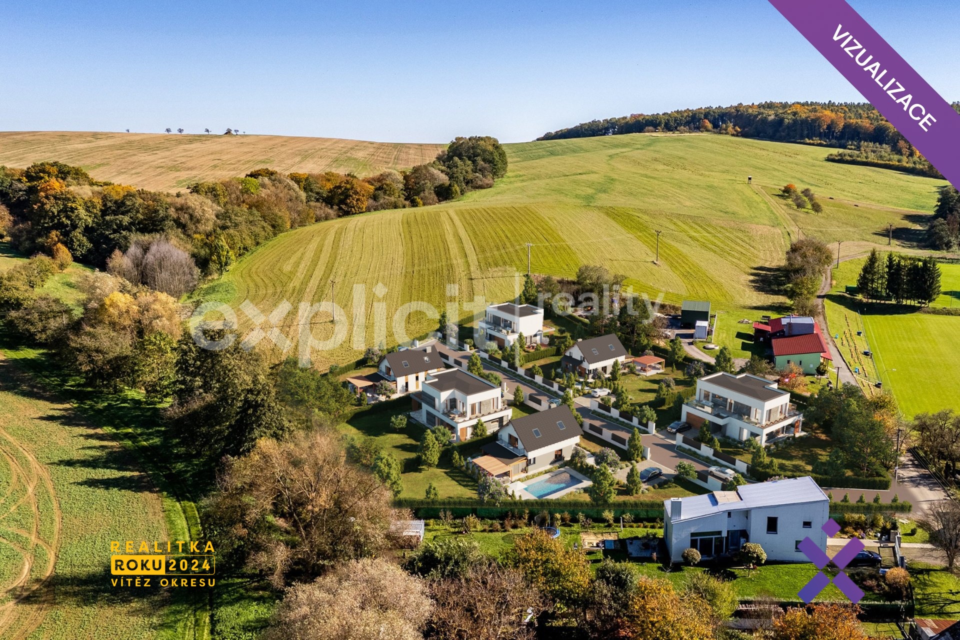 Prodej pozemků Lubná u Kroměříže