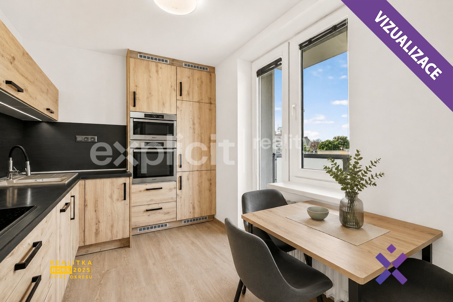 Prodej bytu 2+1 s garáží, 54 m&sup2; - Krapkova, P