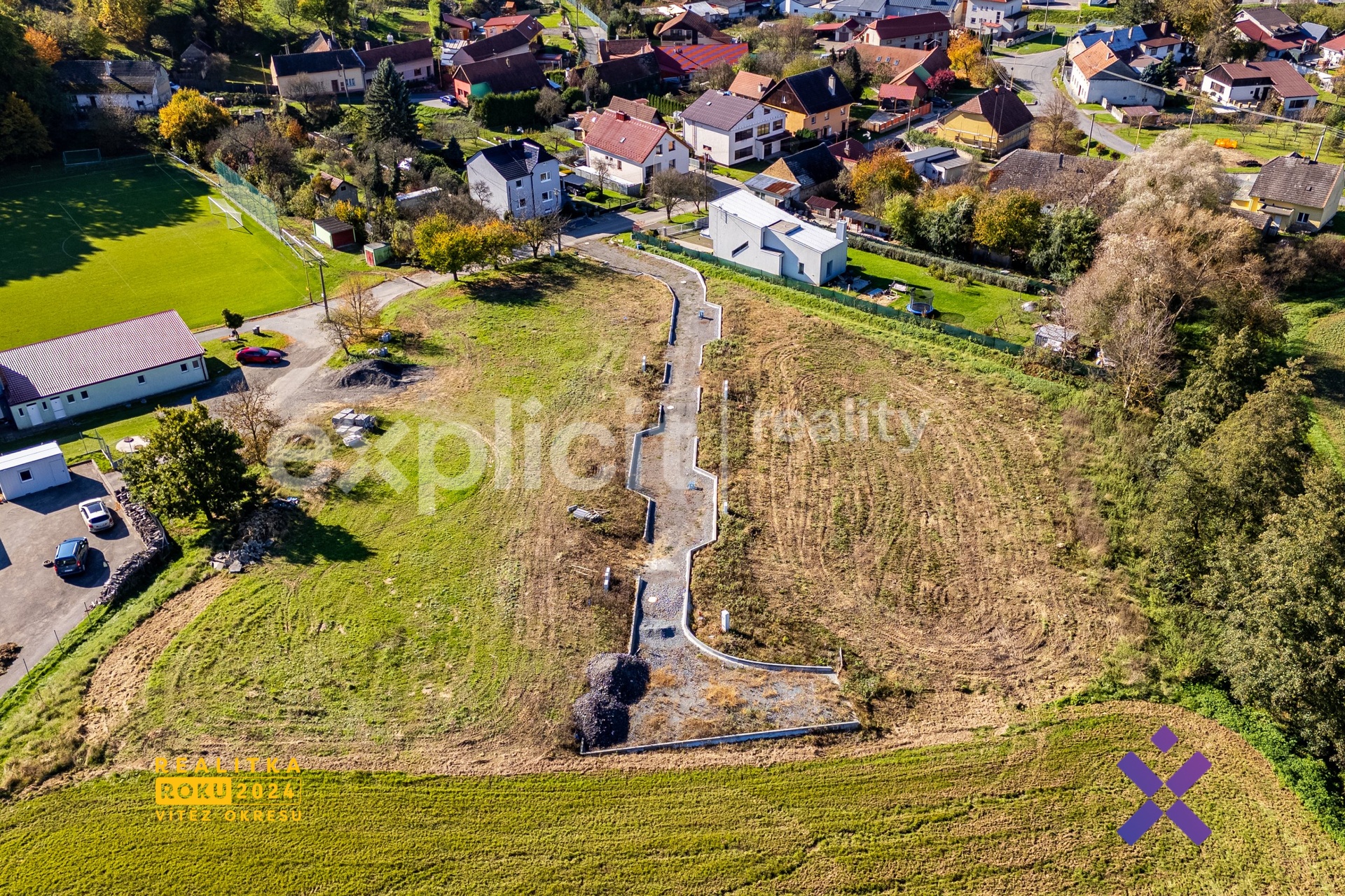 Prodej pozemků Lubná u Kroměříže