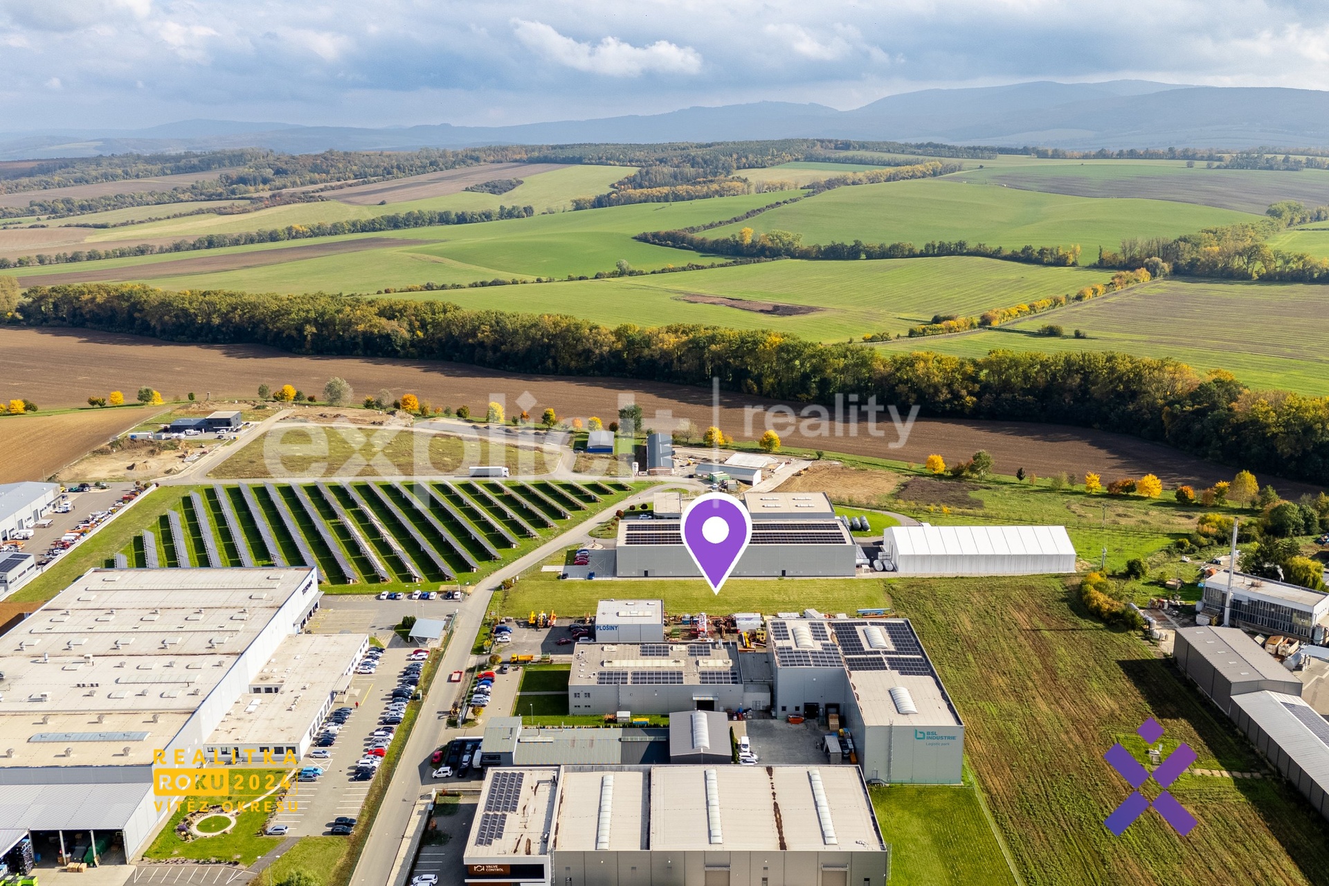Prodej komerčního pozemku 3 525 m², Nivnice-H