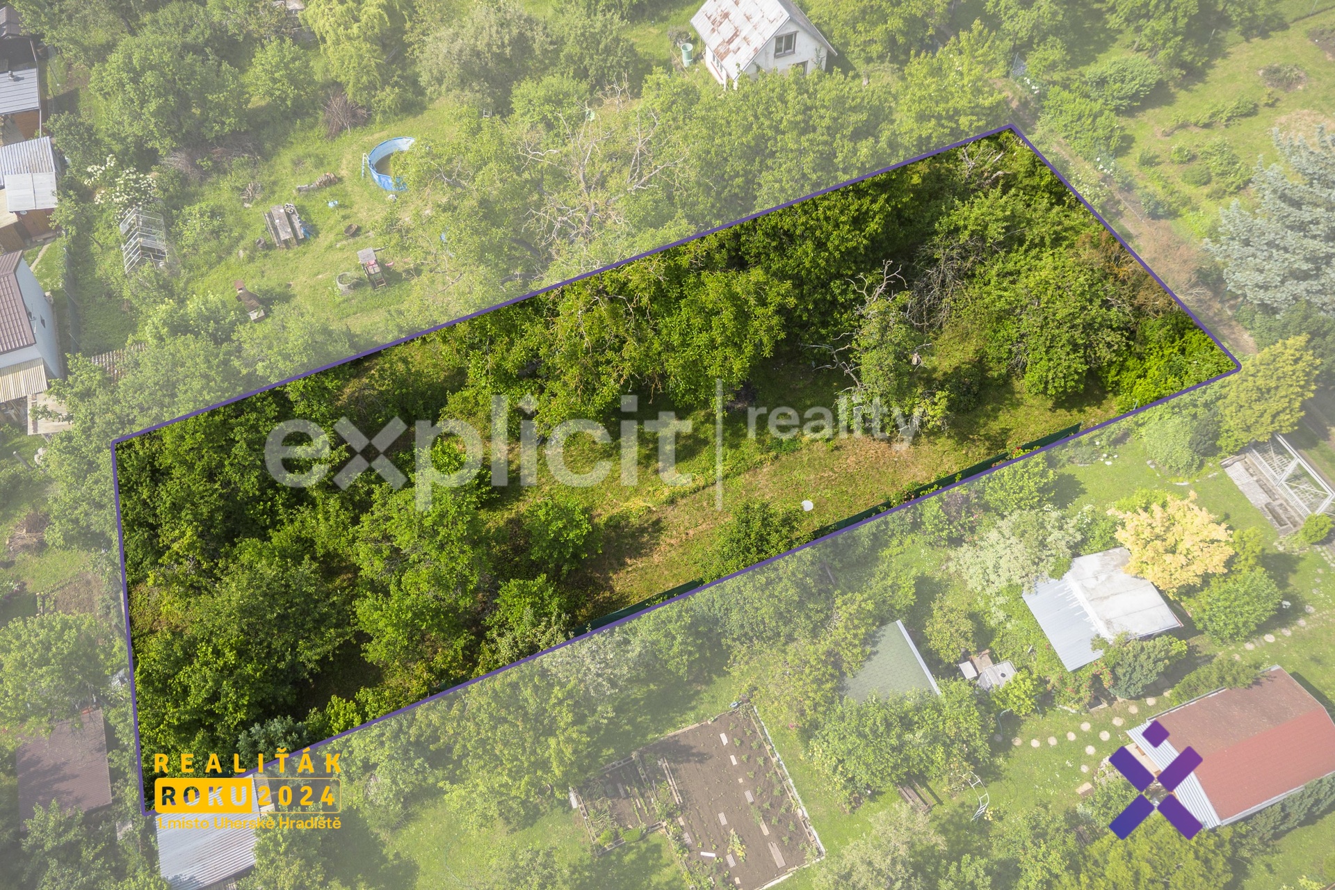  Prodej zahrady 983 m² - Uhersky Brod1