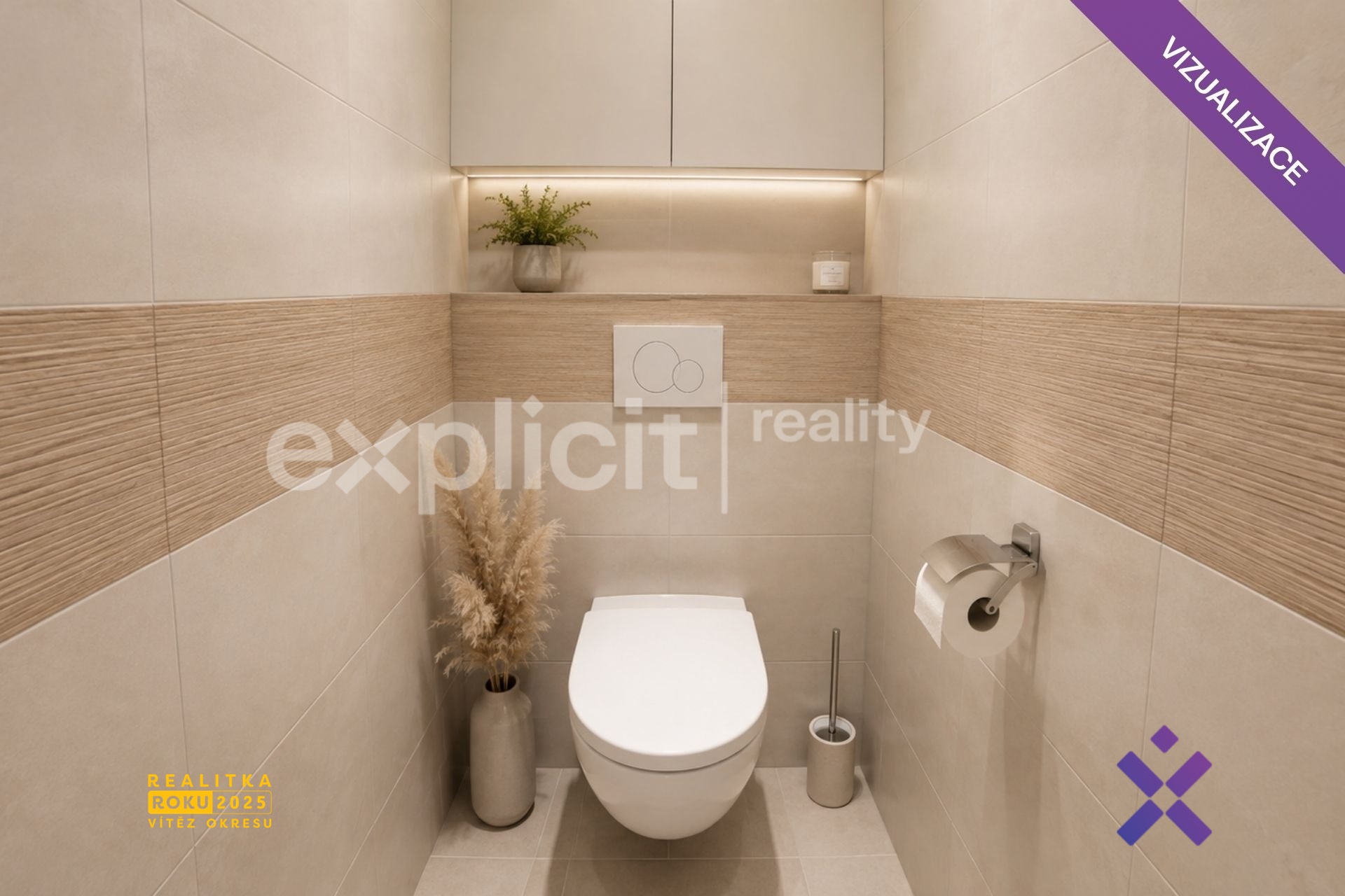 Ing. Jana Urbanová Explicit reality 3+1 Dukelská, Zlín - Bartošova čtvrť 02992 VIZUALIZACE wc