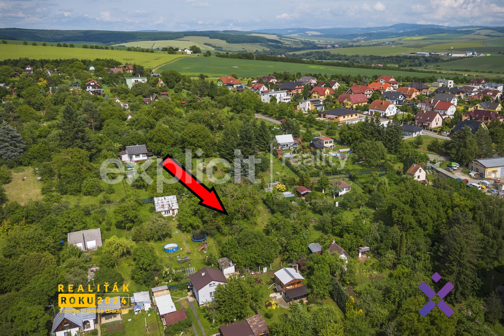  Prodej zahrady 983 m² - Uhersky Brod3
